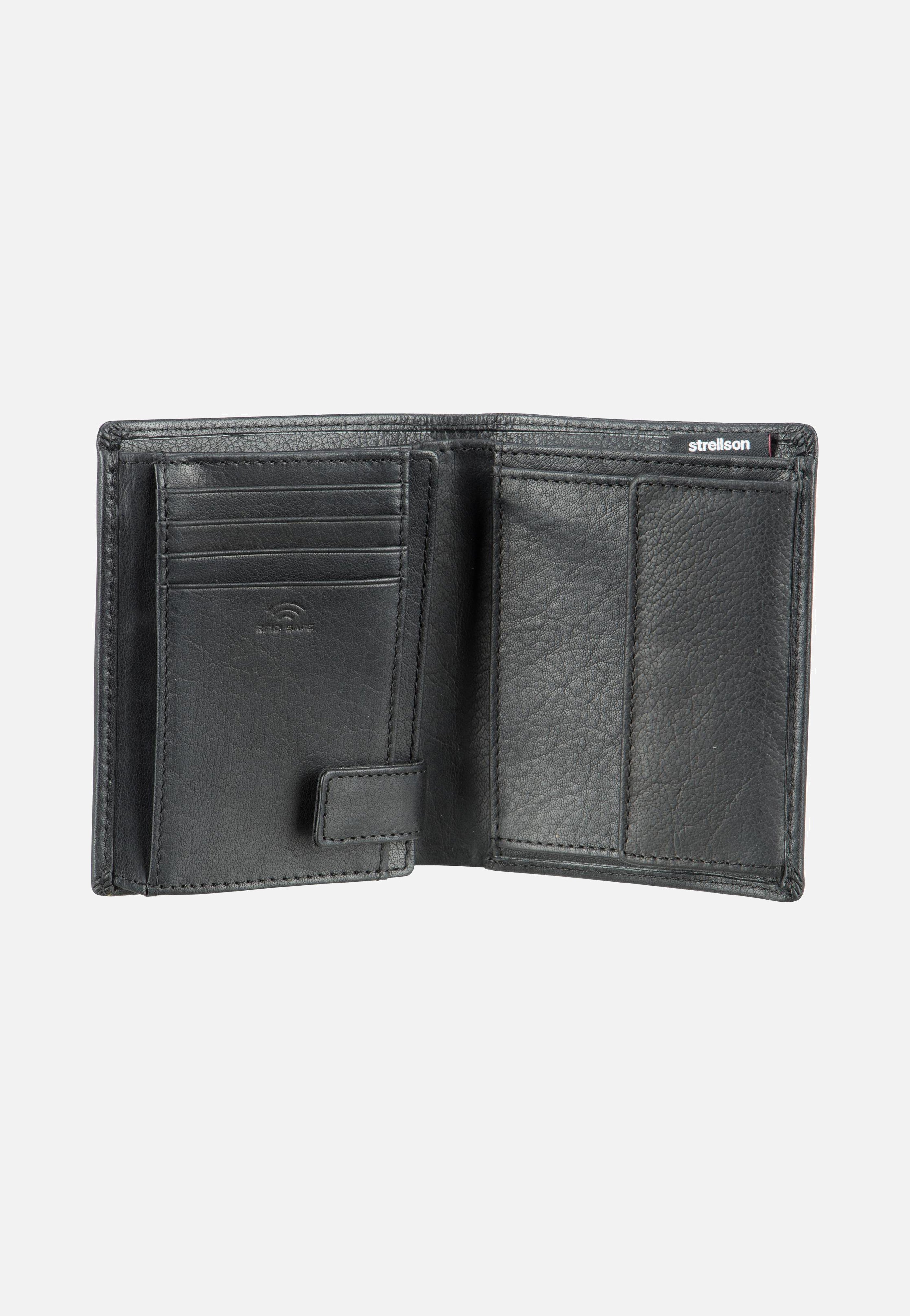 Strellson Blackwall BillFold V8 Black Portemonnaie