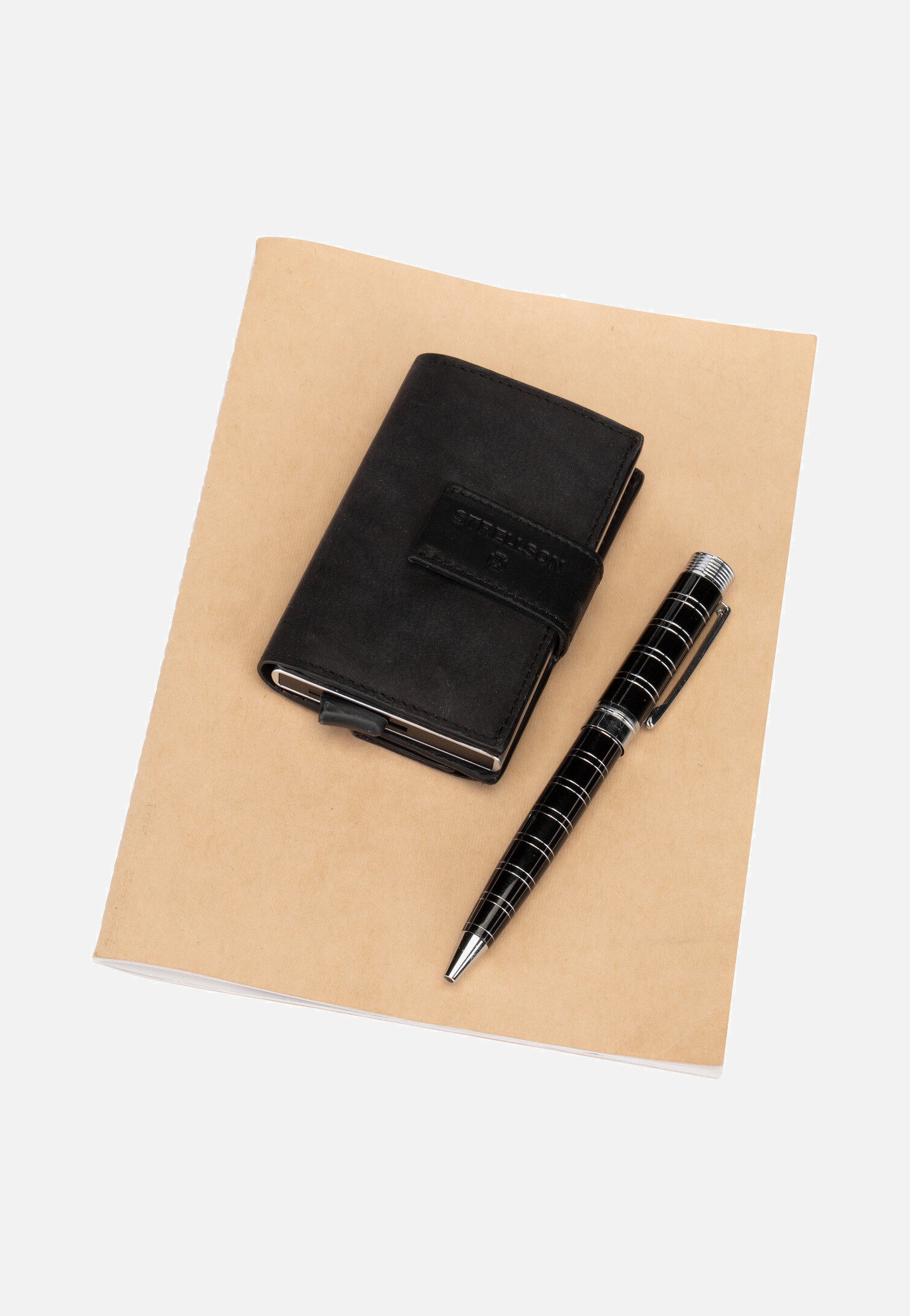 Strellson Brick Lane C Three E-cage sv8 Black Card Holder