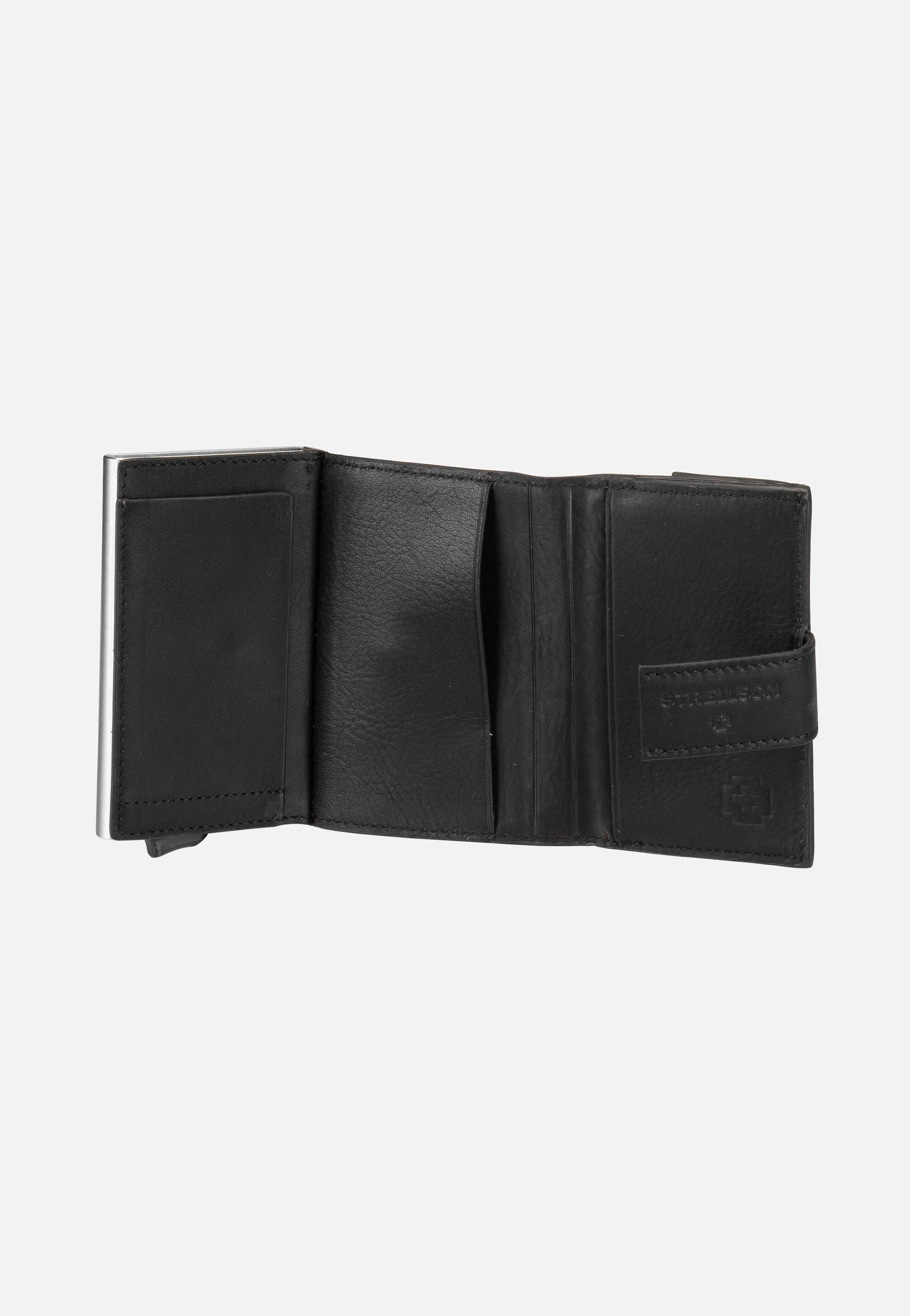 Strellson Brick Lane C Three E-cage sv8 Black Card Holder