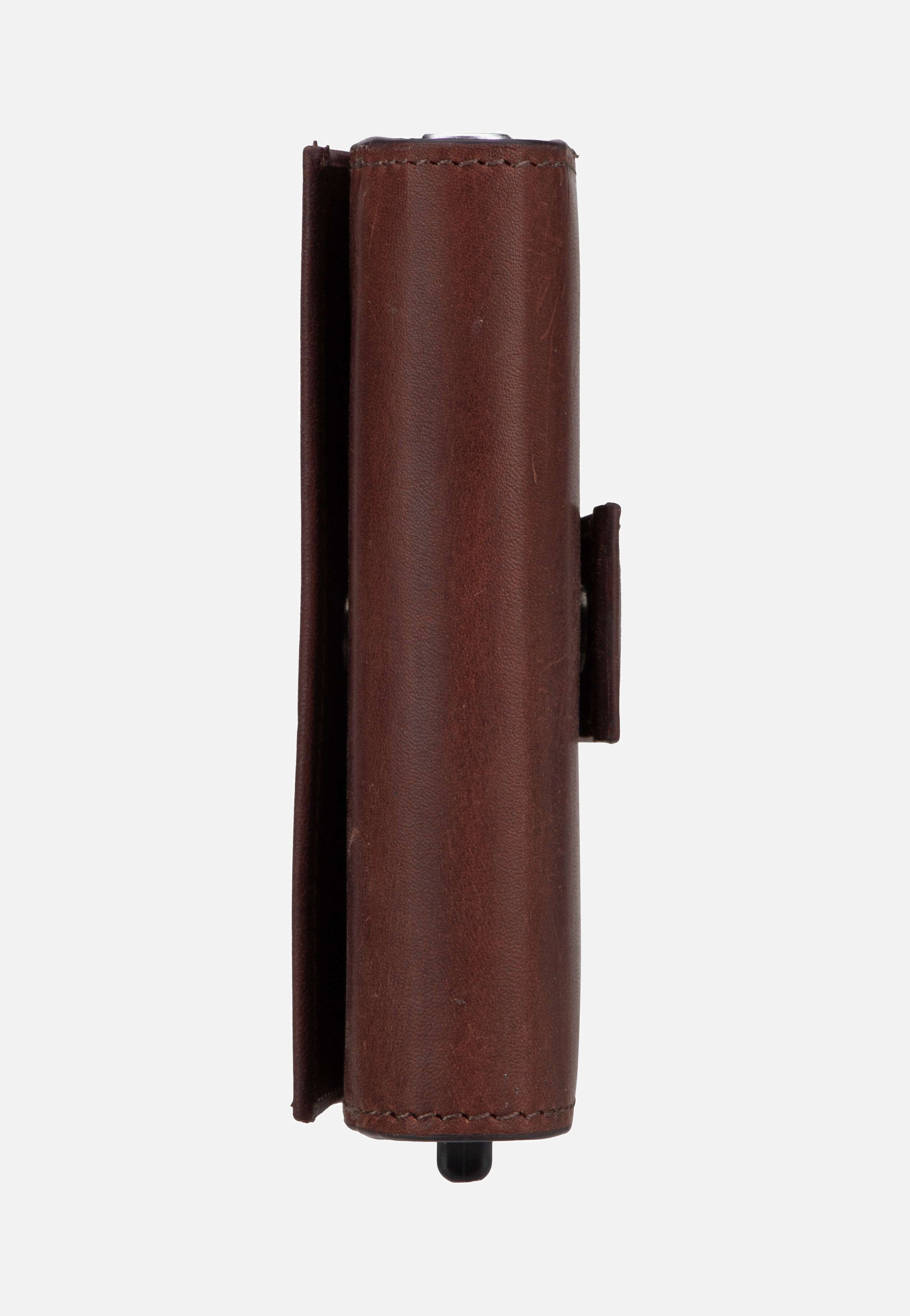 Strellson Brick Lane C Three E-cage sv8 Dark Brown Card Holder