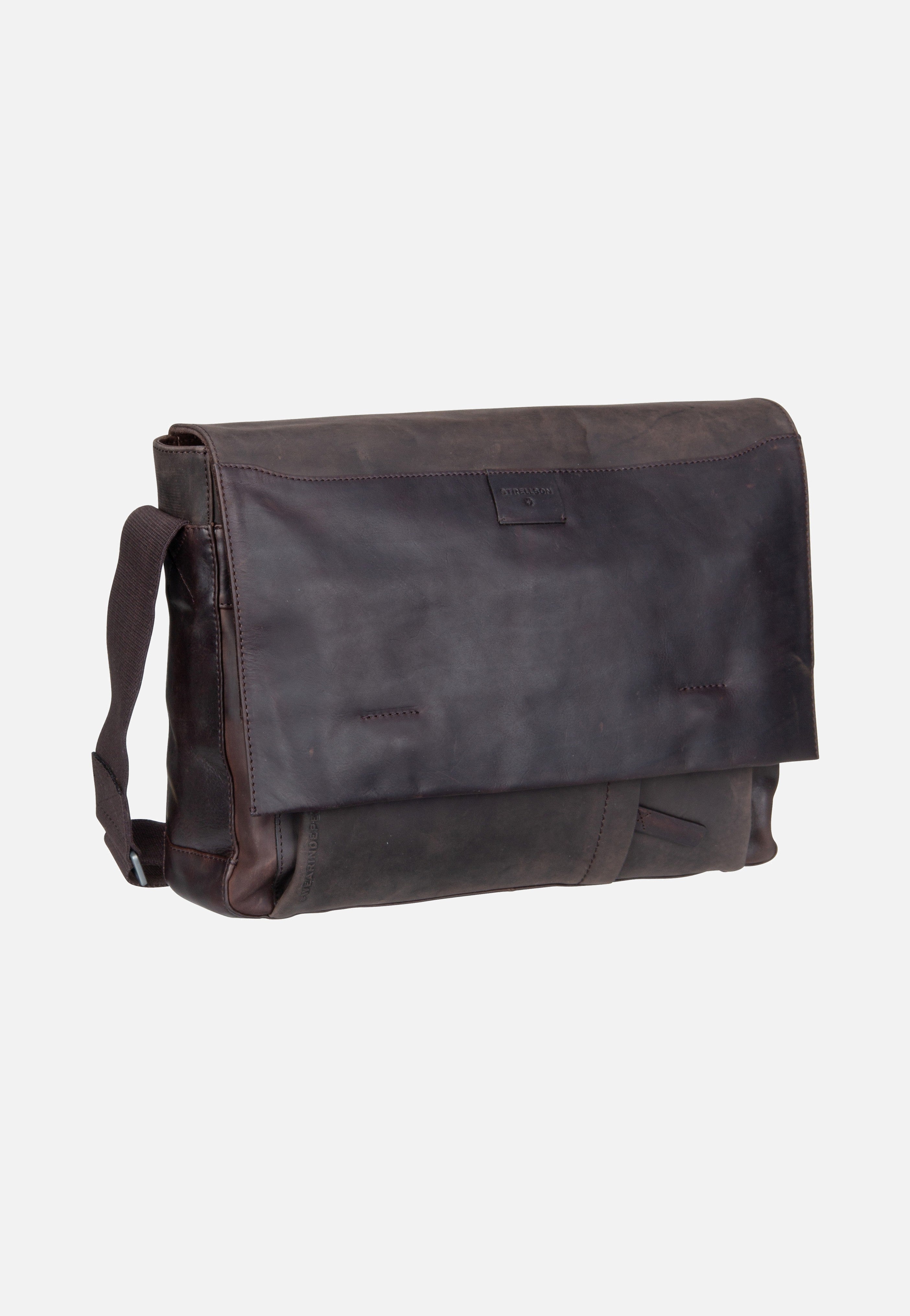 Strellson Brick Lane Jeremy LHF Dark Brown Messenger Bag