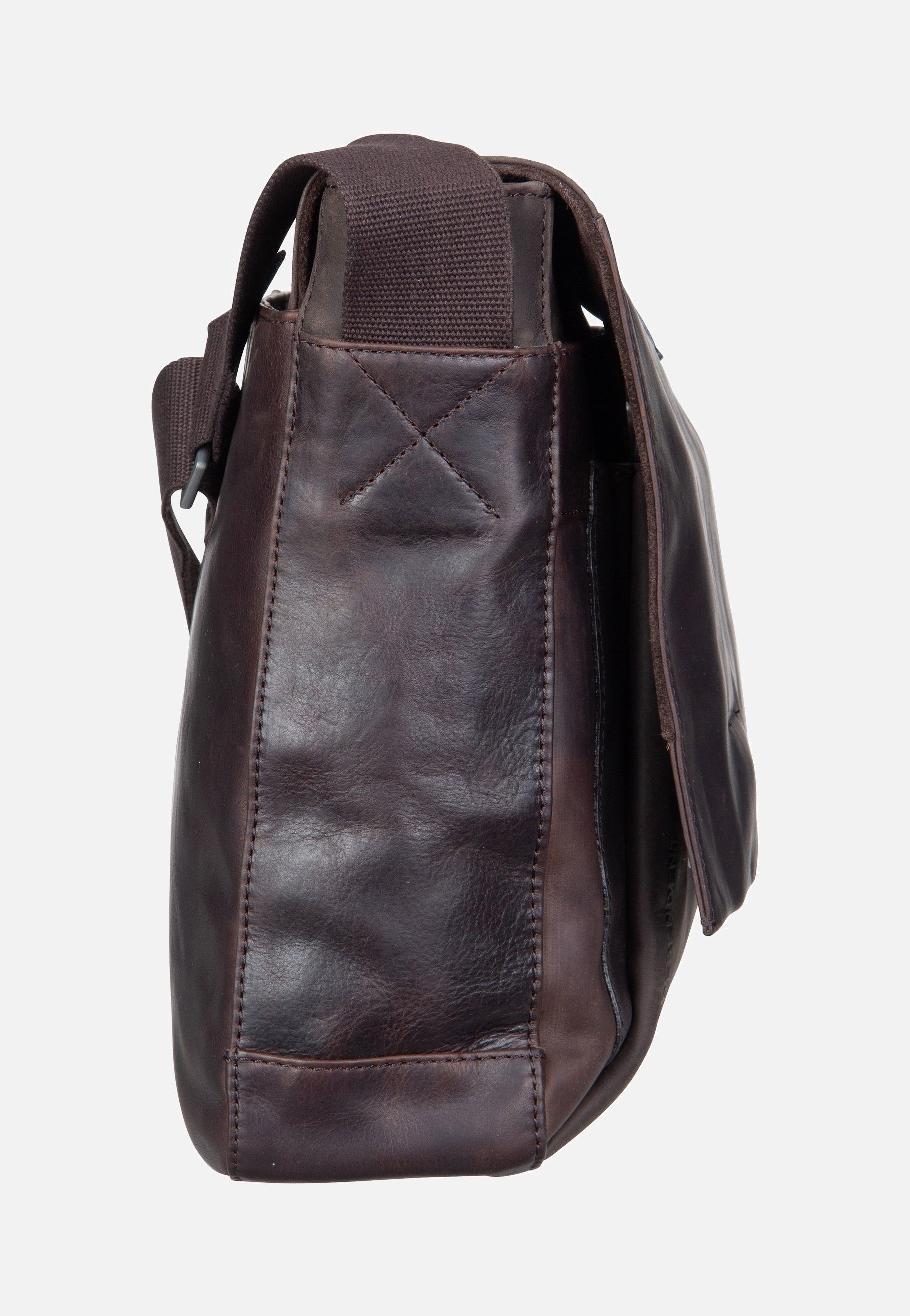 Strellson Brick Lane Jeremy LHF Dark Brown Messenger Bag
