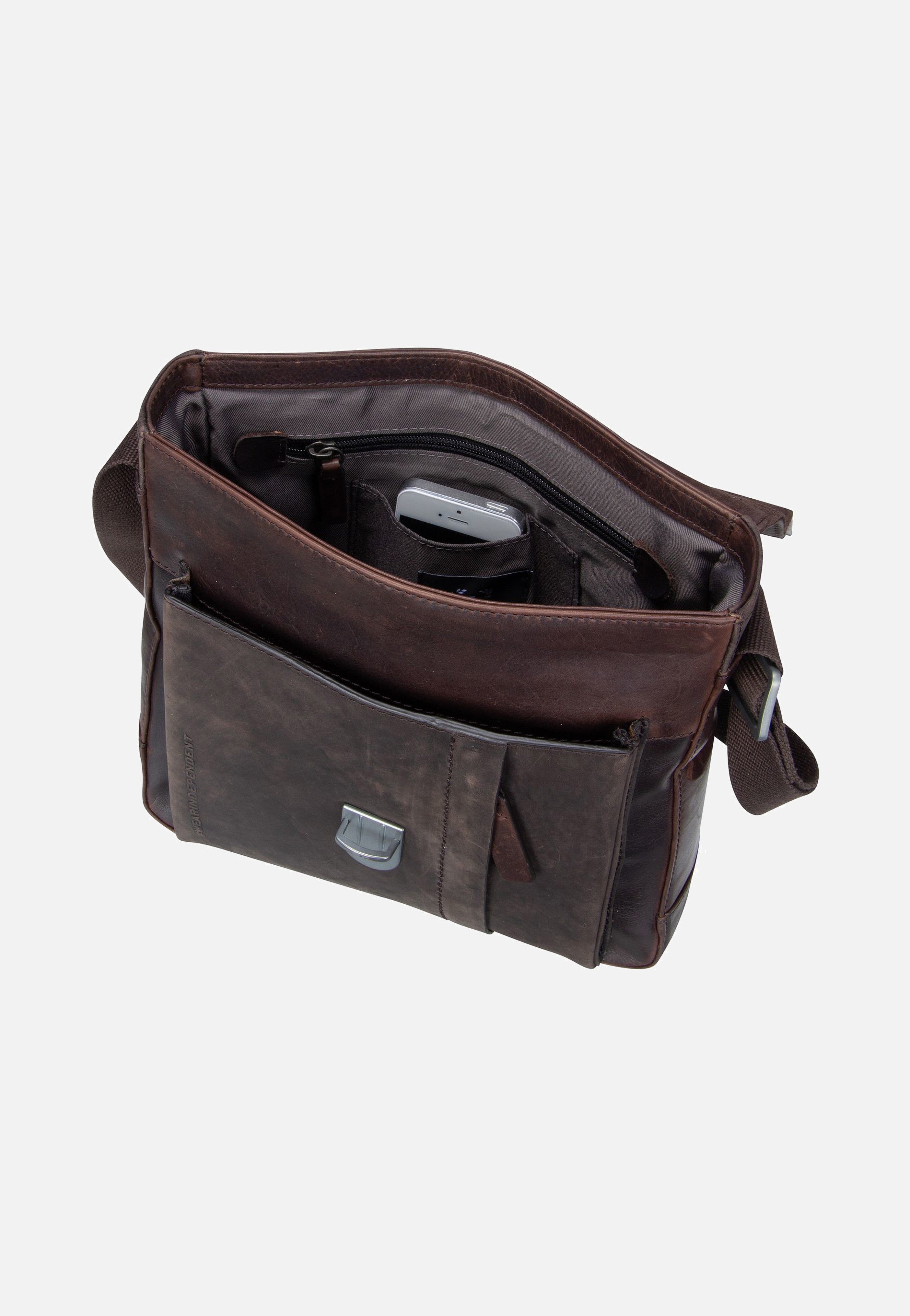 Strellson Brick Lane Jeremy SVF Dark Brown Umhängetasche