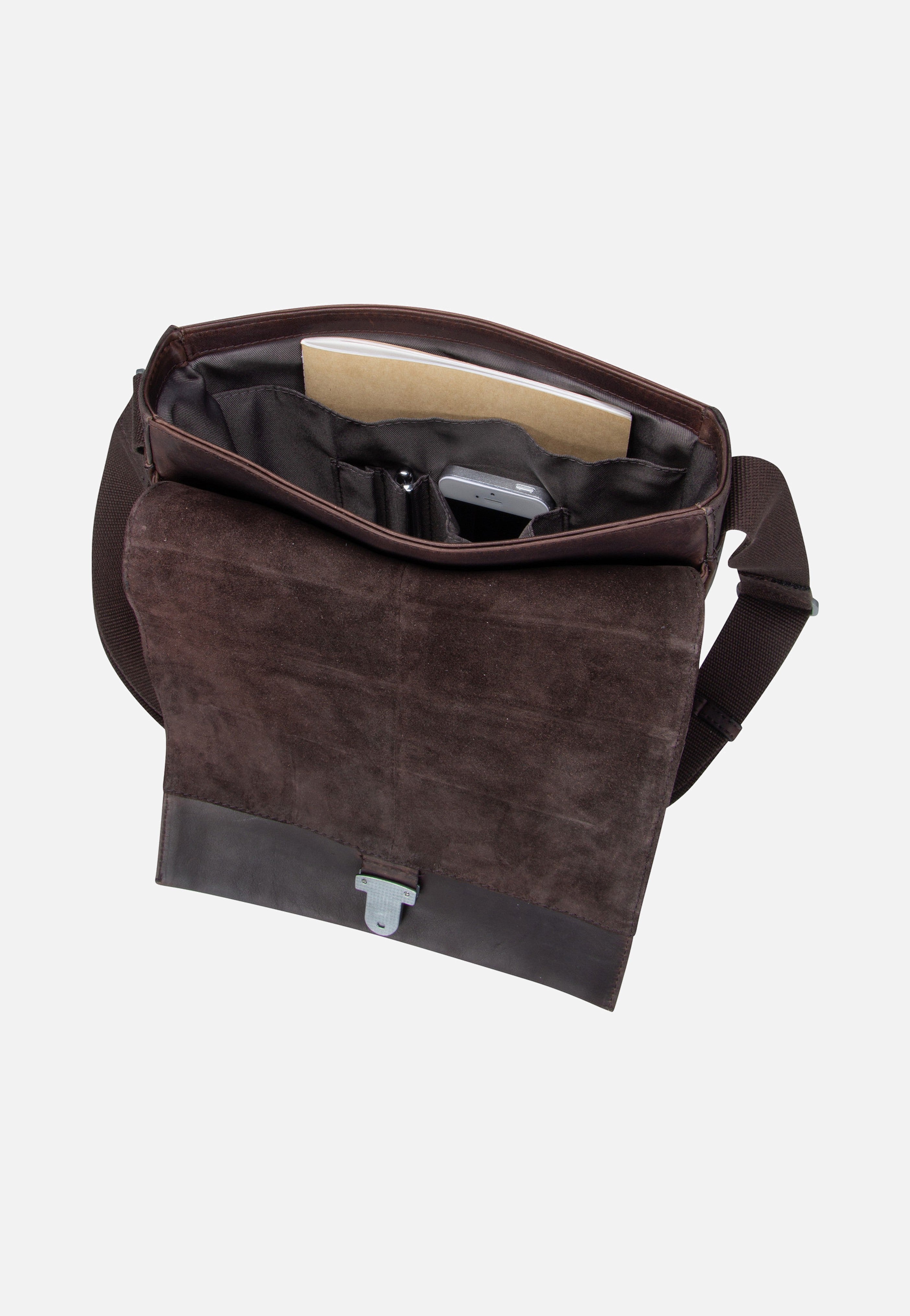 Strellson Brick Lane Jeremy SVF Dark Brown Umhängetasche