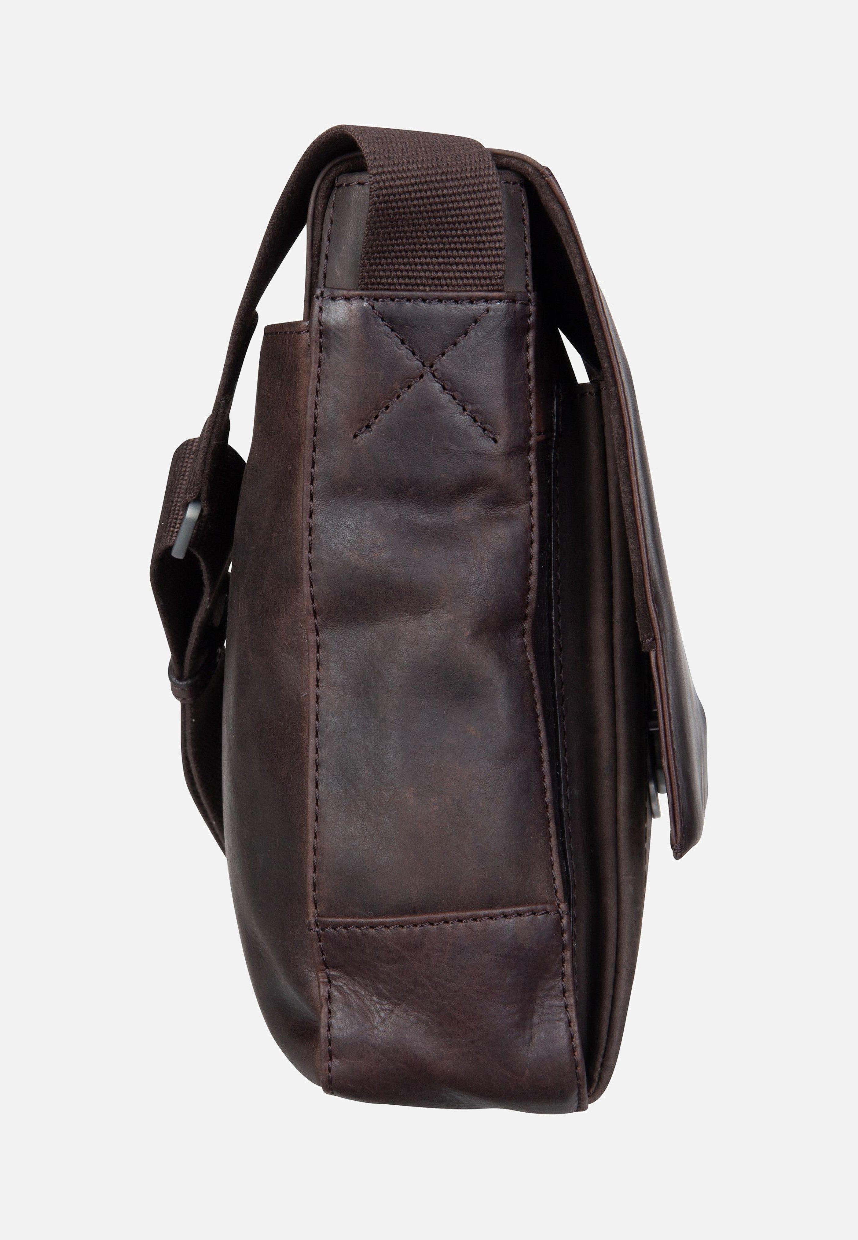 Strellson Brick Lane Jeremy SVF Dark Brown Umhängetasche