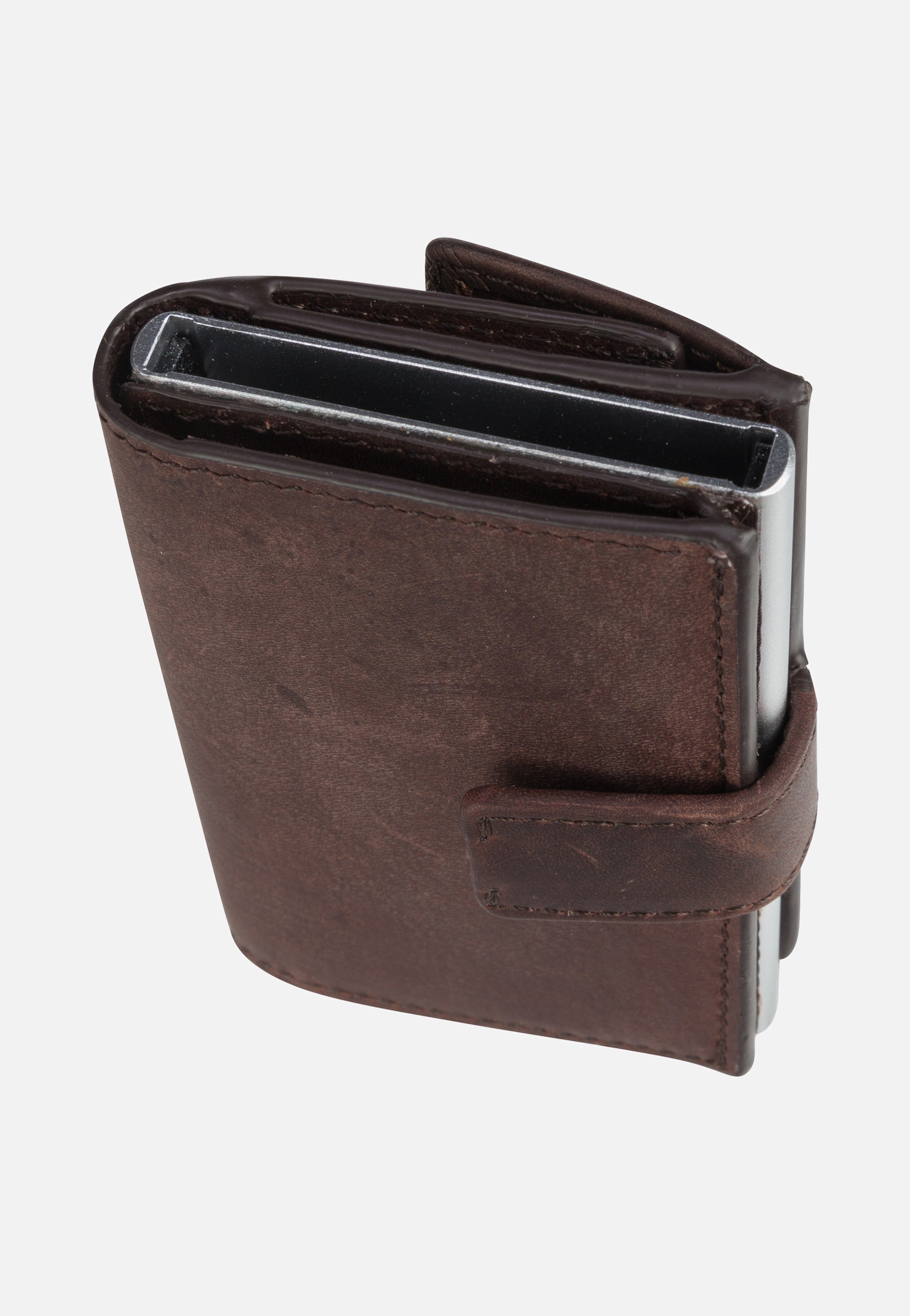 Strellson Camden C Three E-Cage SV8F Dark Brown Card Holder