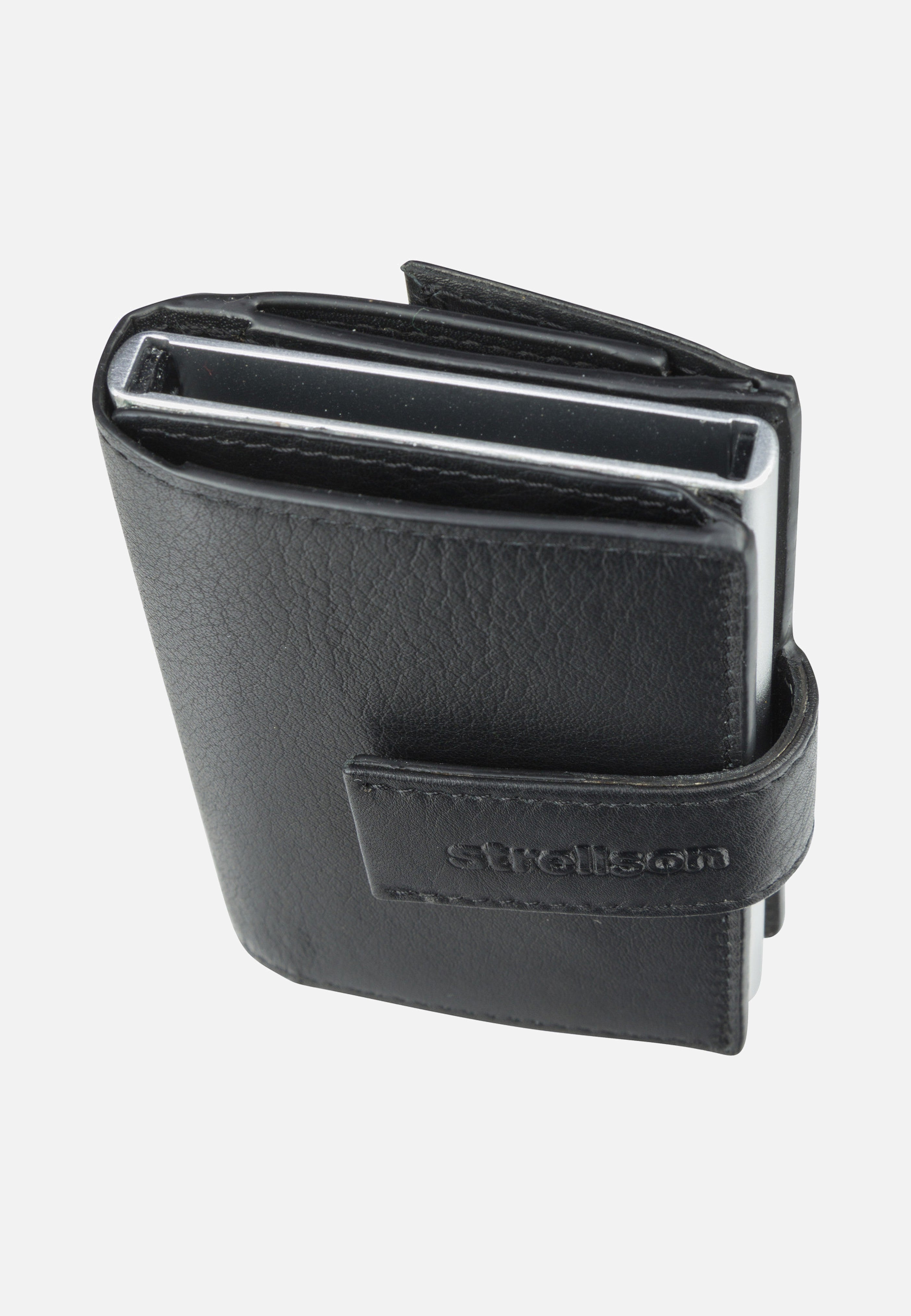 Strellson Carter C Three E-Cage SV8F Black Card Holder