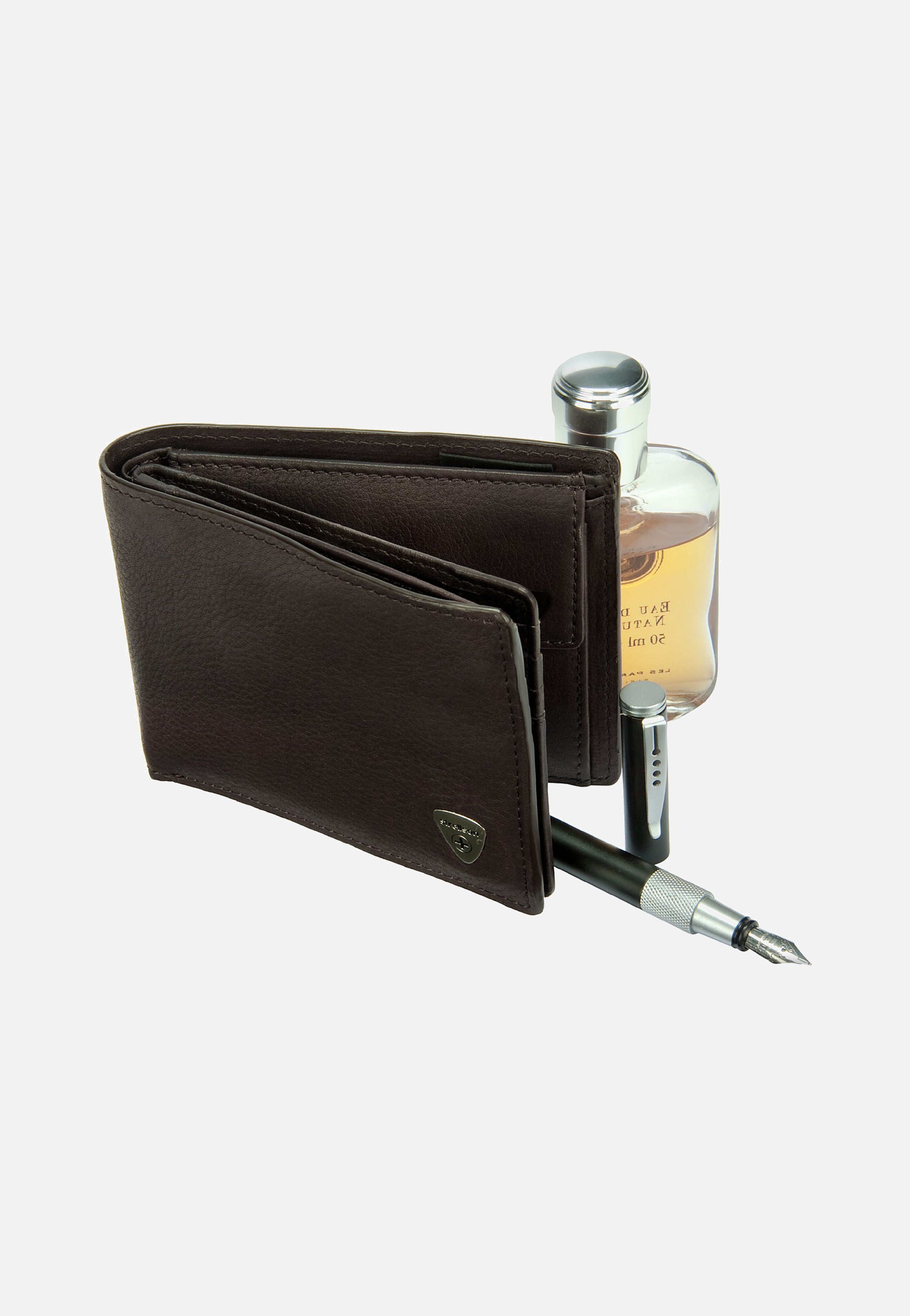Strellson Harrison Bill Fold 1045 Dark Brown Portemonnaie