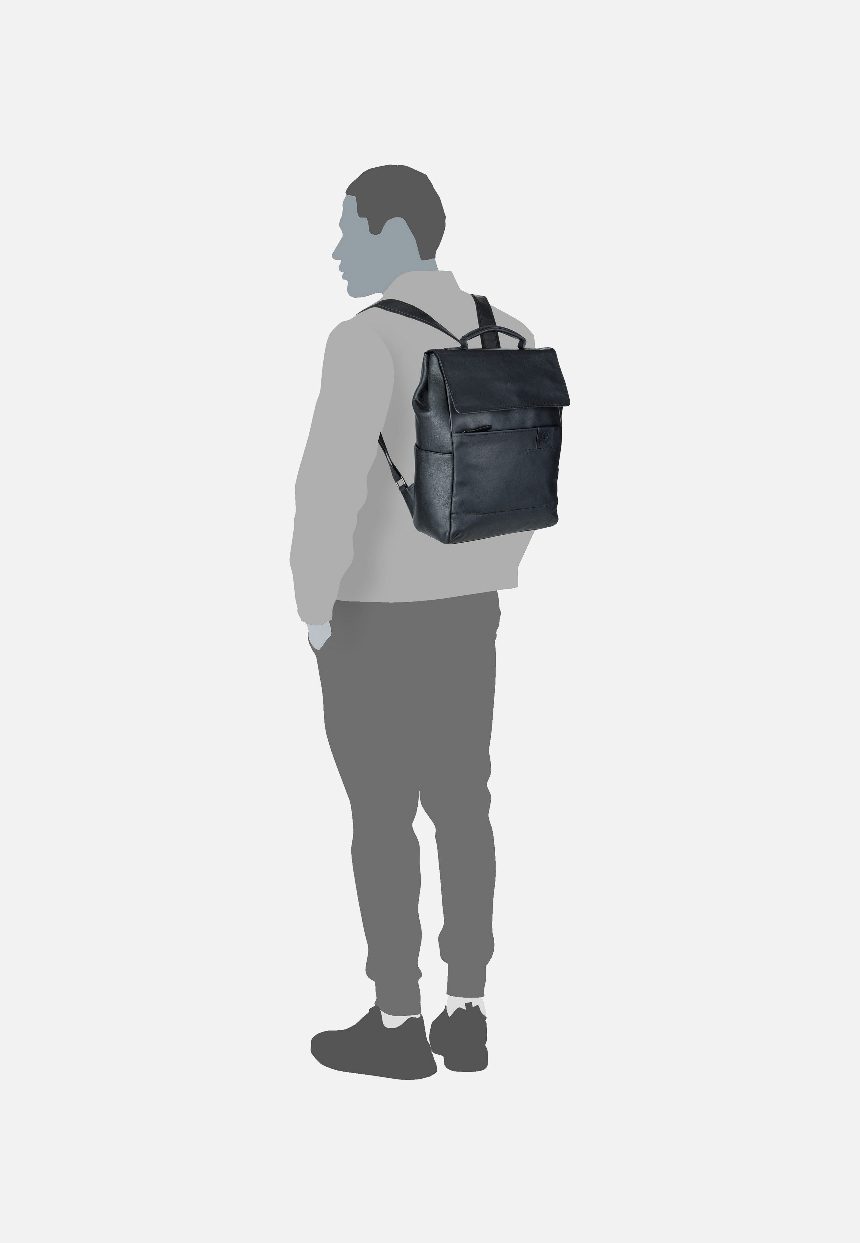 Strellson Hyde Park MVF Black Rucksack
