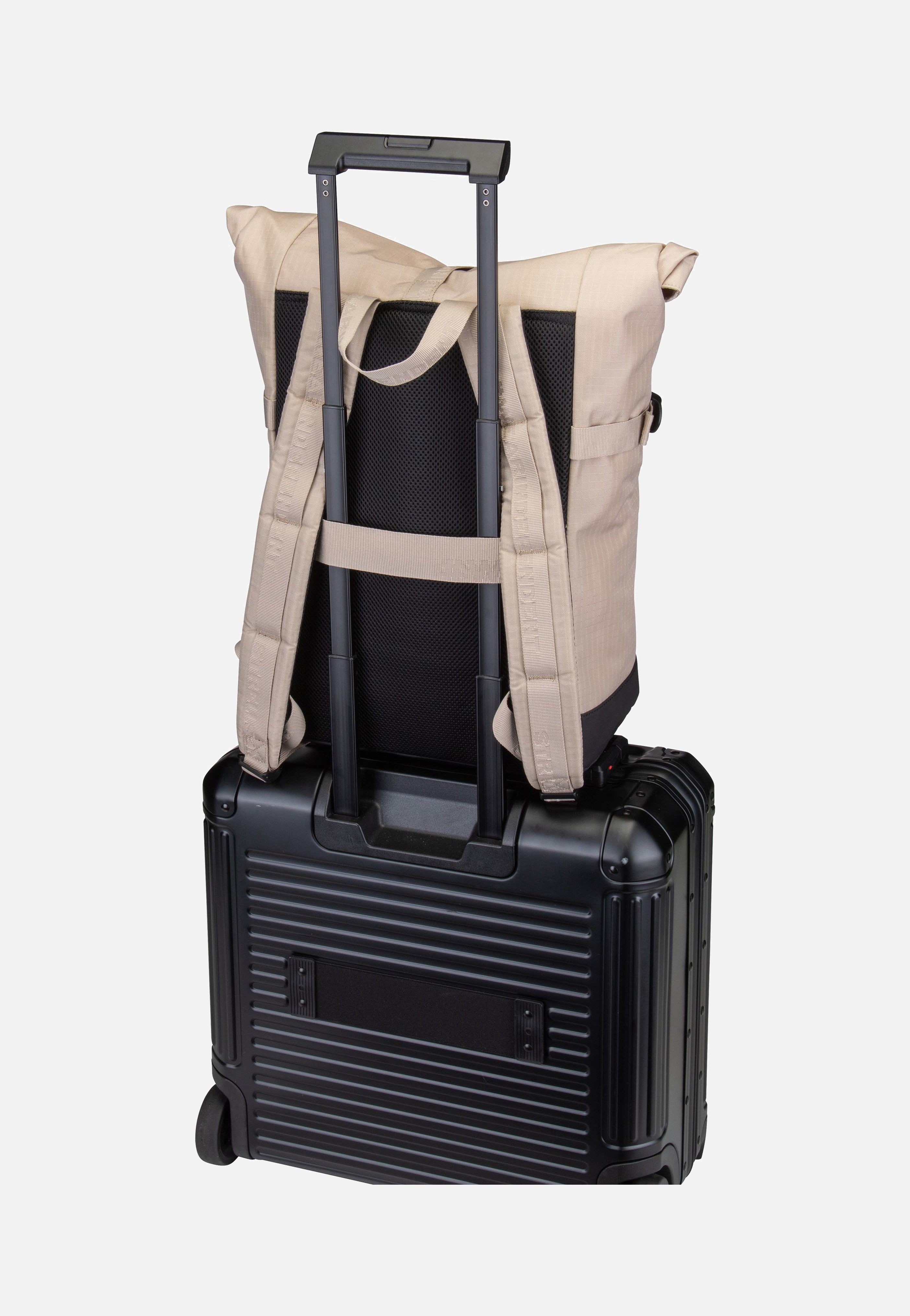 Strellson Northwood RS Eddie MVF Beige Rolltop Rucksack
