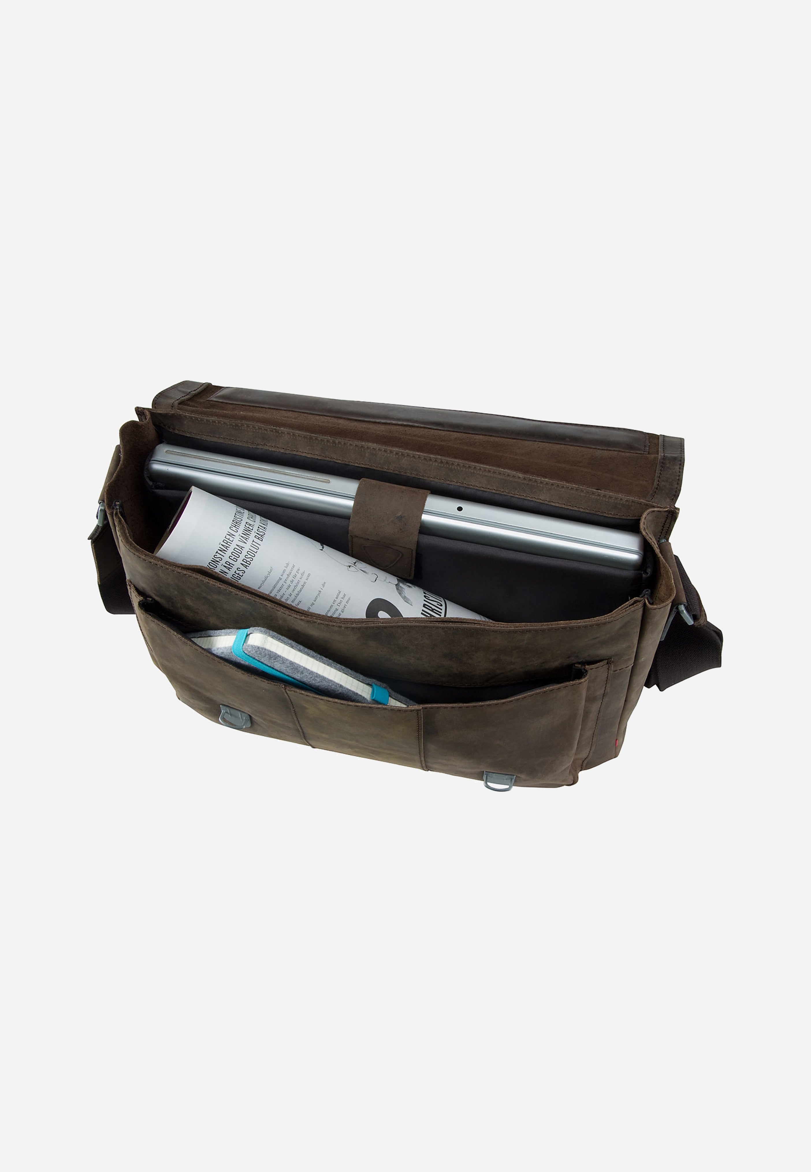 Strellson Richmond Briefbag L Dark Brown Aktentasche