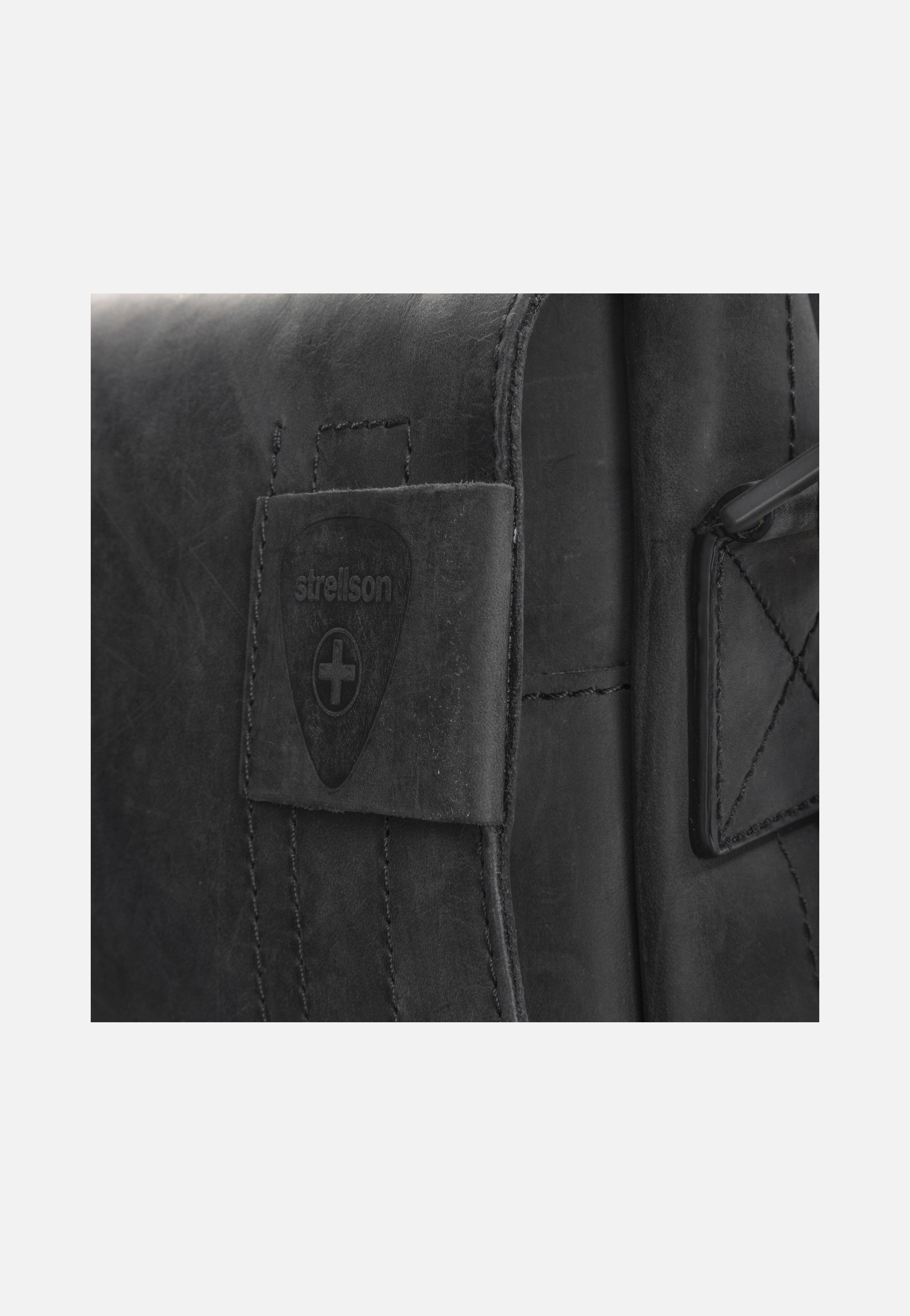 Strellson Richmond Messenger LH Black Messenger Bag