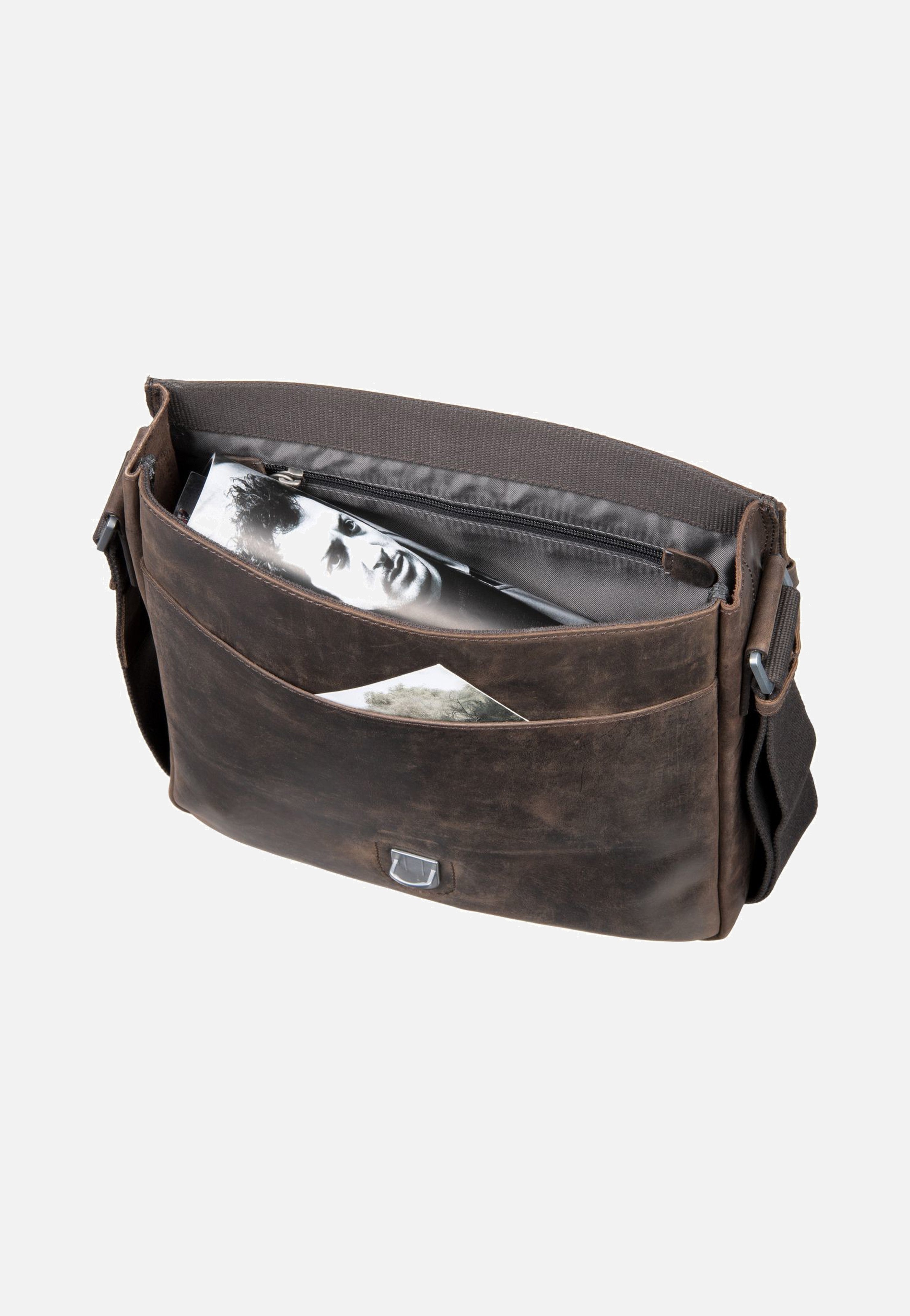 Strellson Richmond Messenger MV Dark Brown Umhängetasche