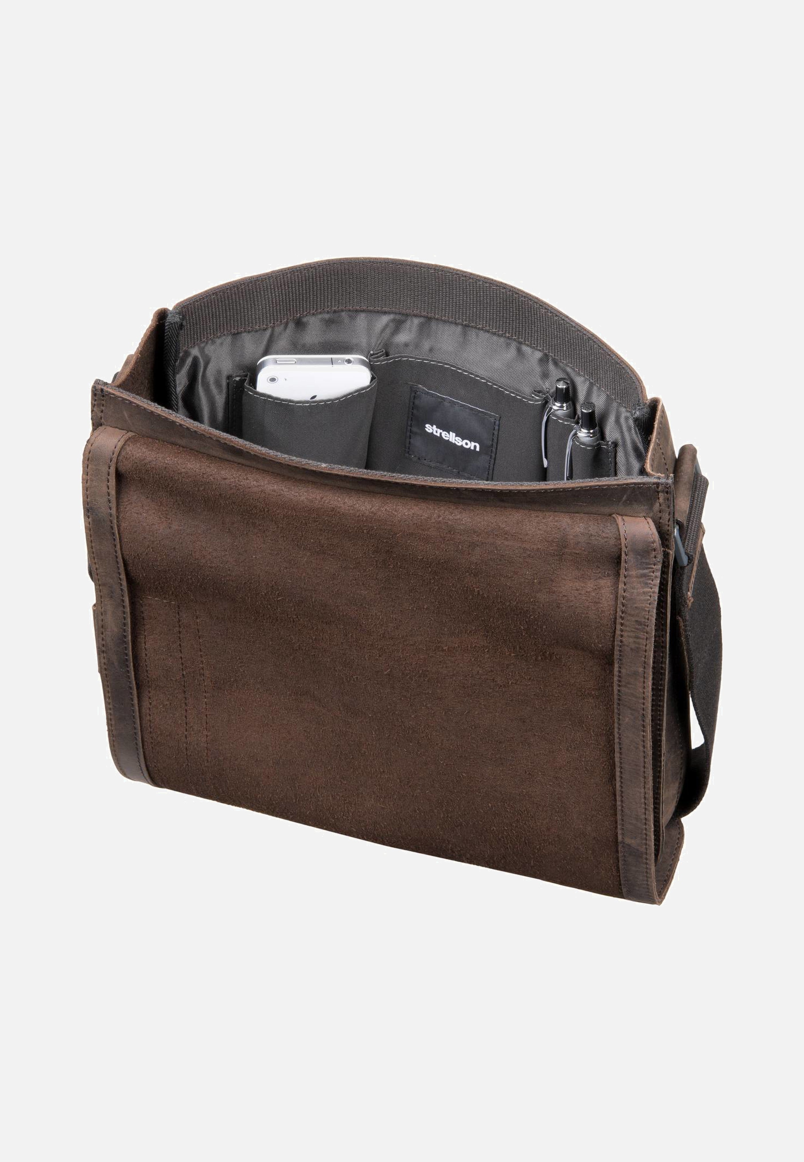 Strellson Richmond Messenger MV Dark Brown Umhängetasche