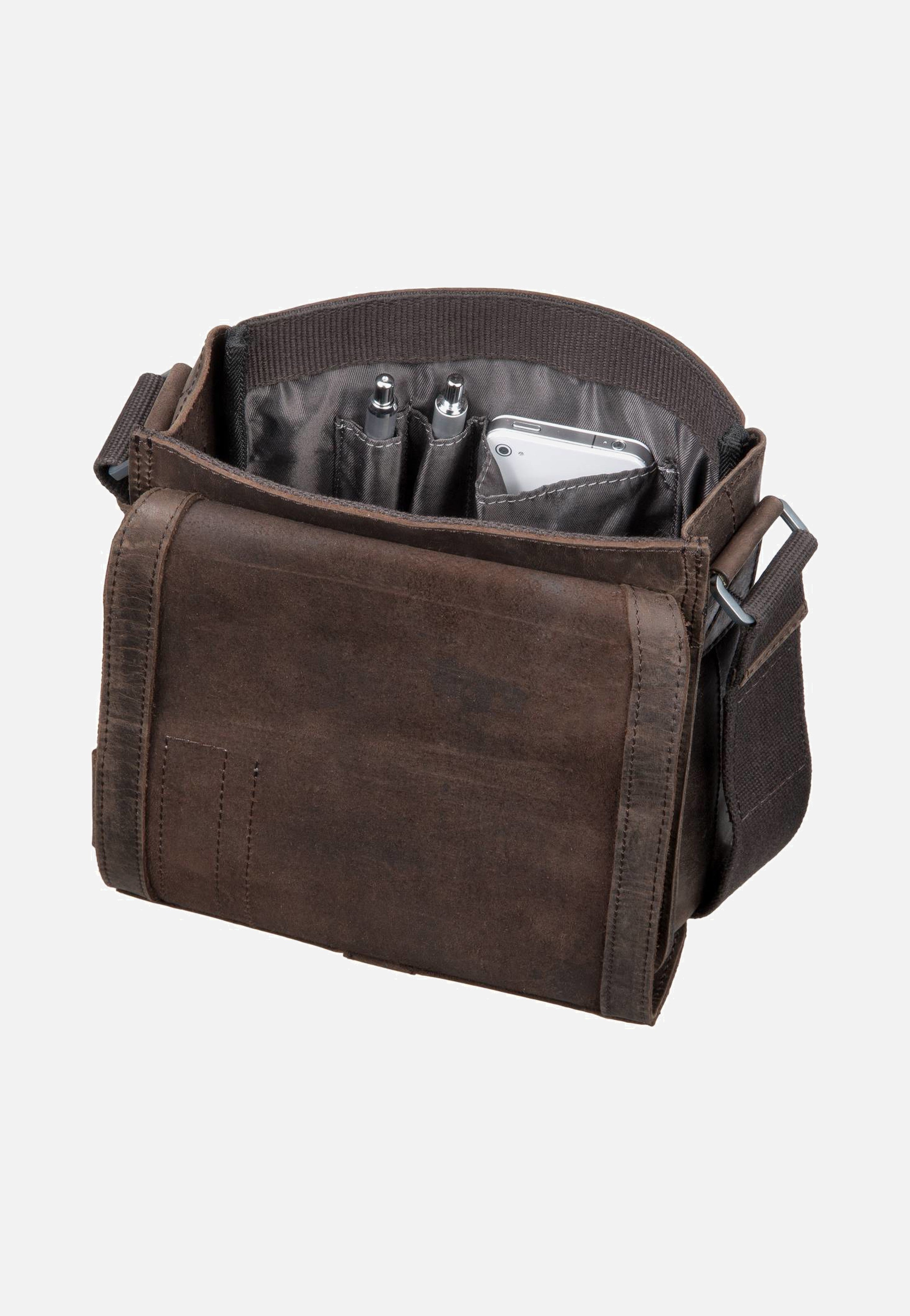 Strellson Richmond Messenger SV Dark Brown Umhängetasche