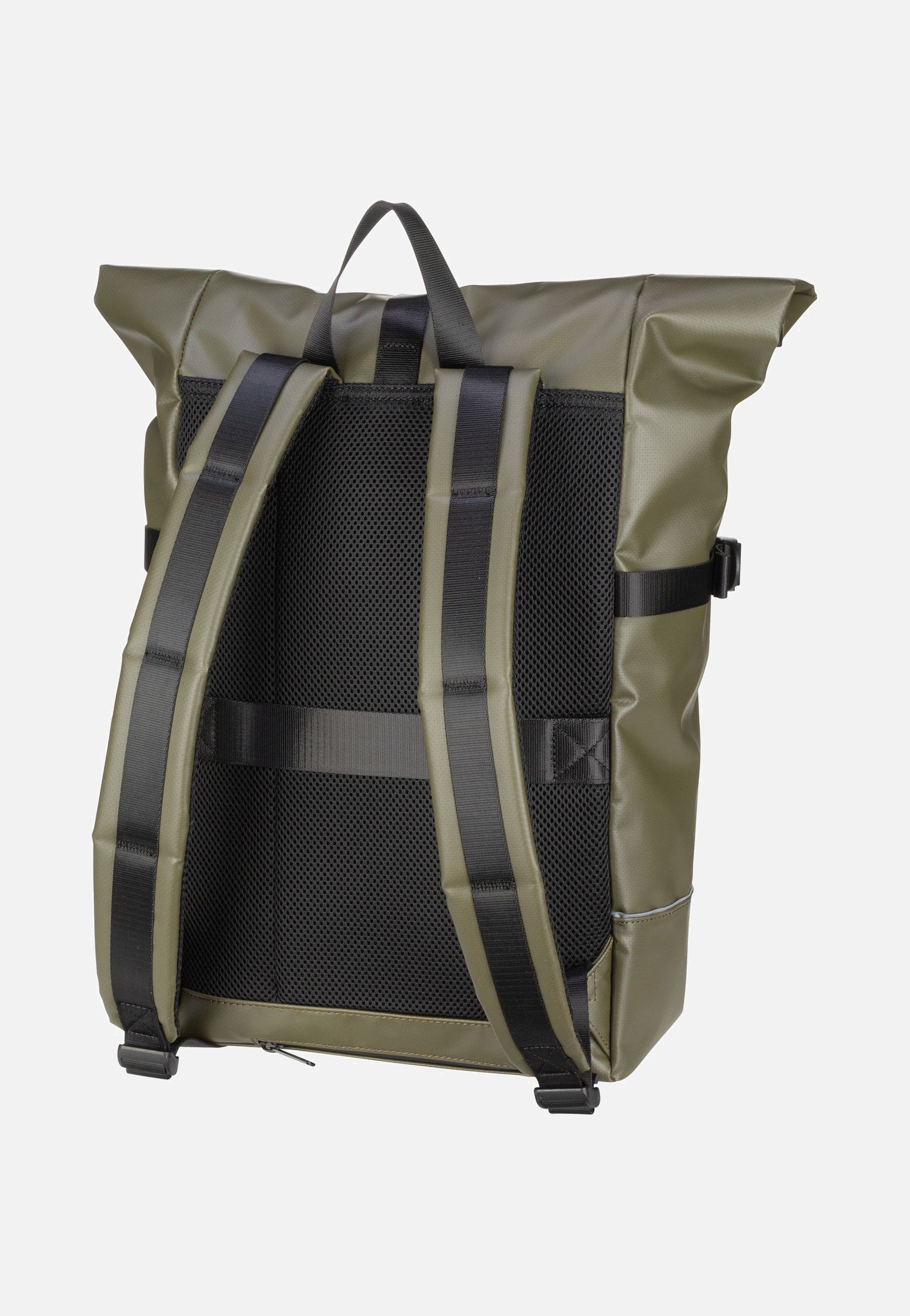 Strellson Stockwell 2.0 Eddie MVF Khaki Rolltop Rucksack