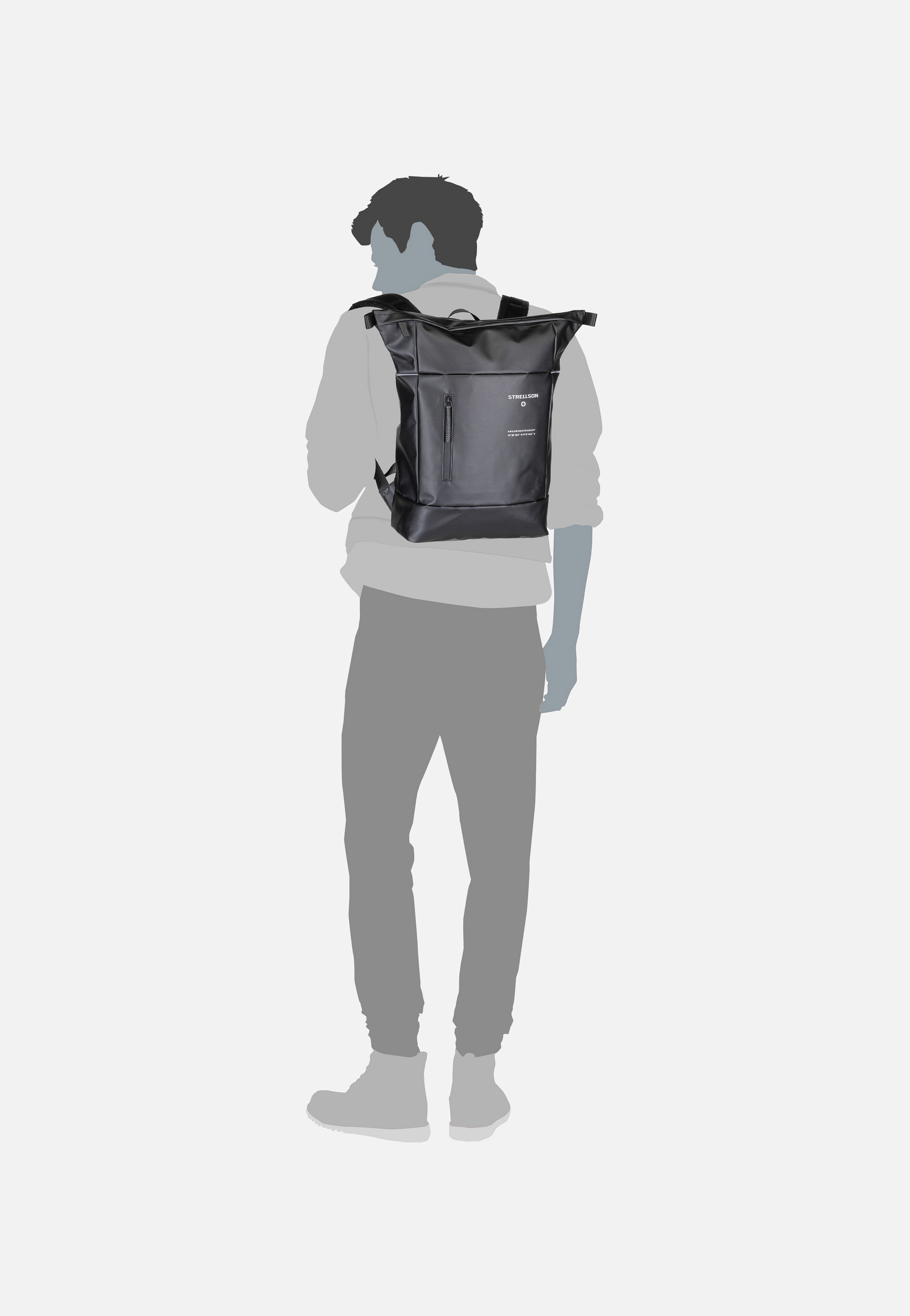 Strellson Stockwell 2.0 Sebastian SVZ Black Rucksack