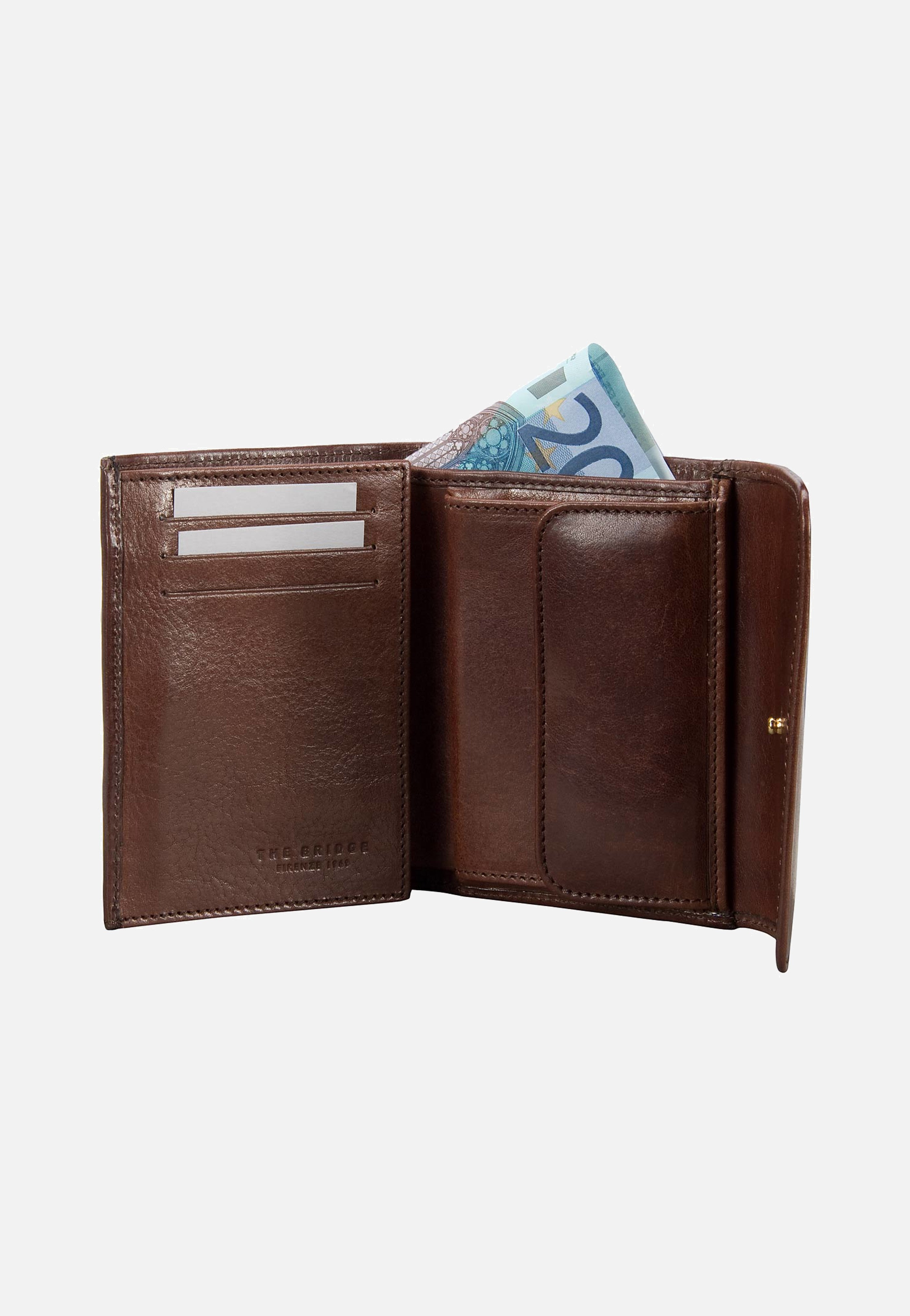 The Bridge Story Donna Damenbörse Braun Portemonnaie