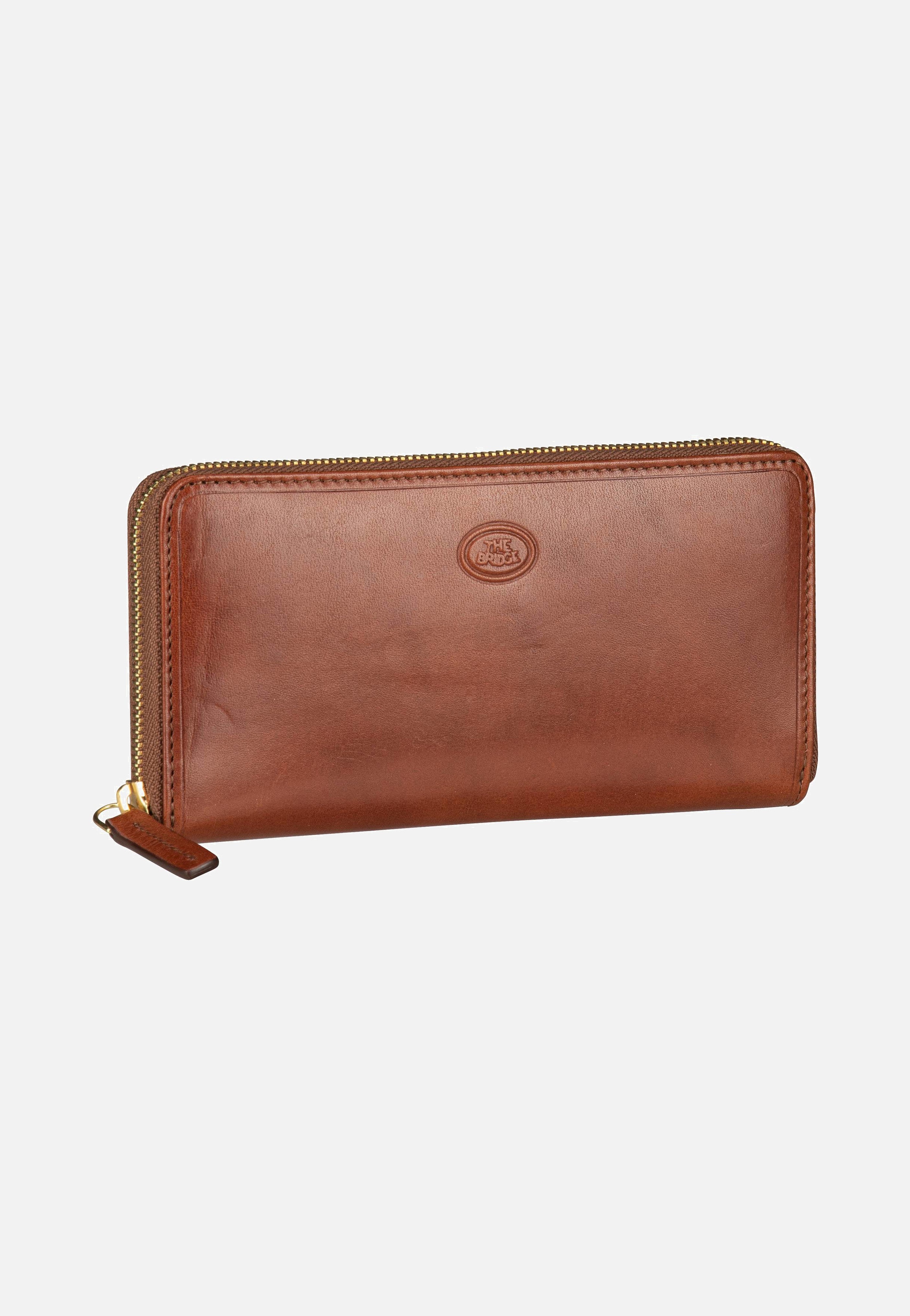 The Bridge Story Donna Lady Wallet 7131 Marrone Portemonnaie