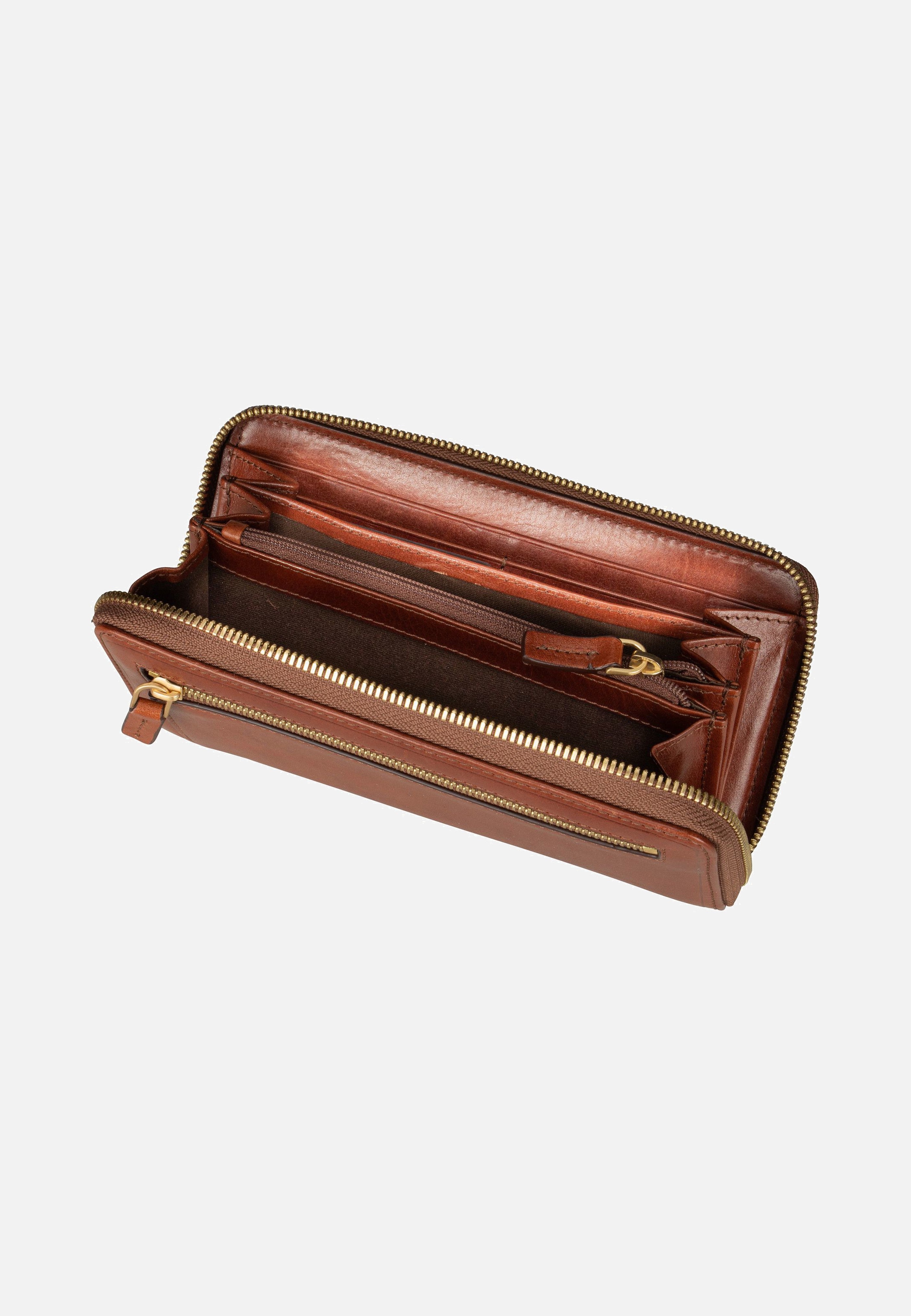The Bridge Story Donna Lady Wallet 7131 Marrone Portemonnaie