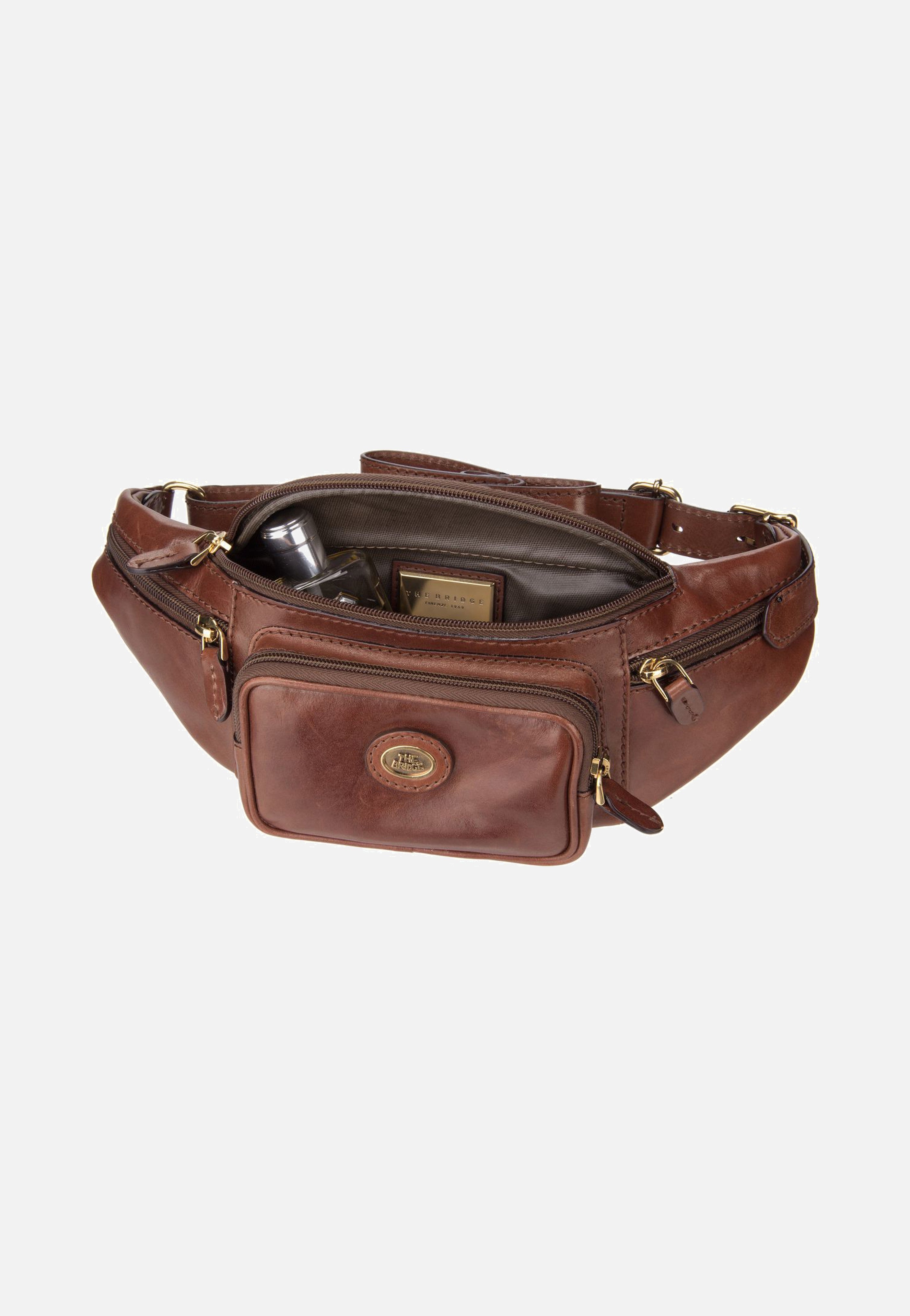 The Bridge Story Viaggio 8001 Marrone Bauchtasche