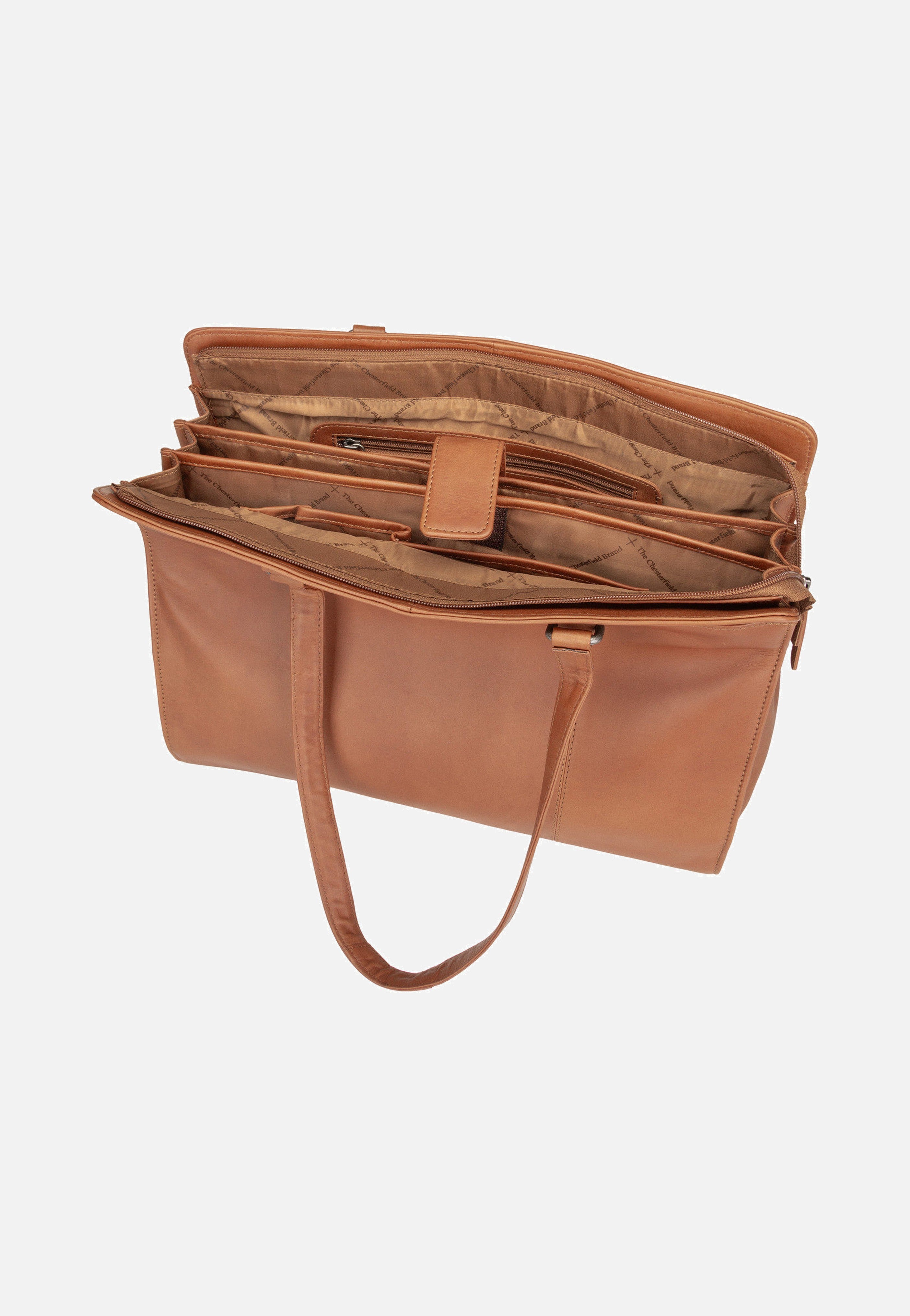 The Chesterfield Brand Fidenza 0206 Cognac Shopper