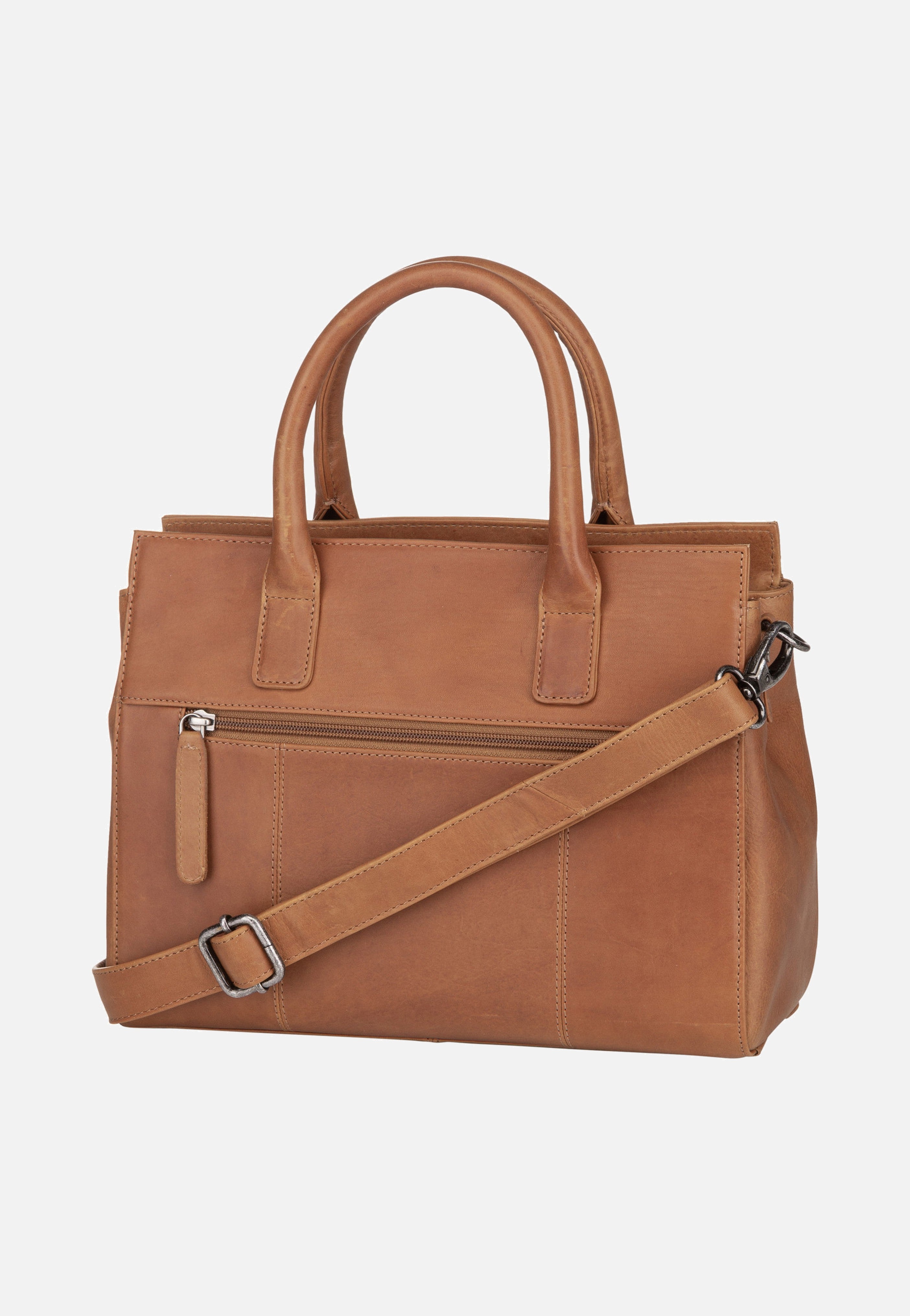 The Chesterfield Brand Garda 1274 Cognac Satchel
