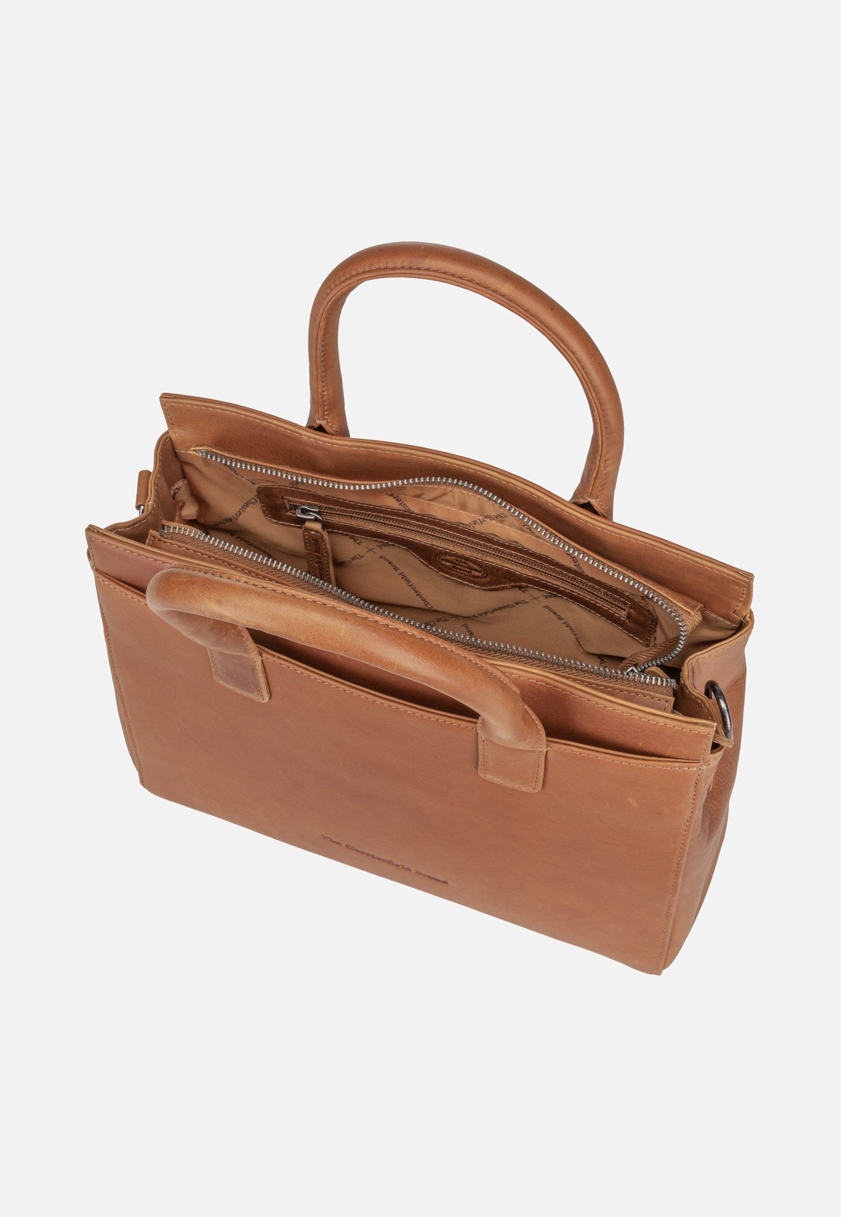 The Chesterfield Brand Garda 1274 Cognac Satchel