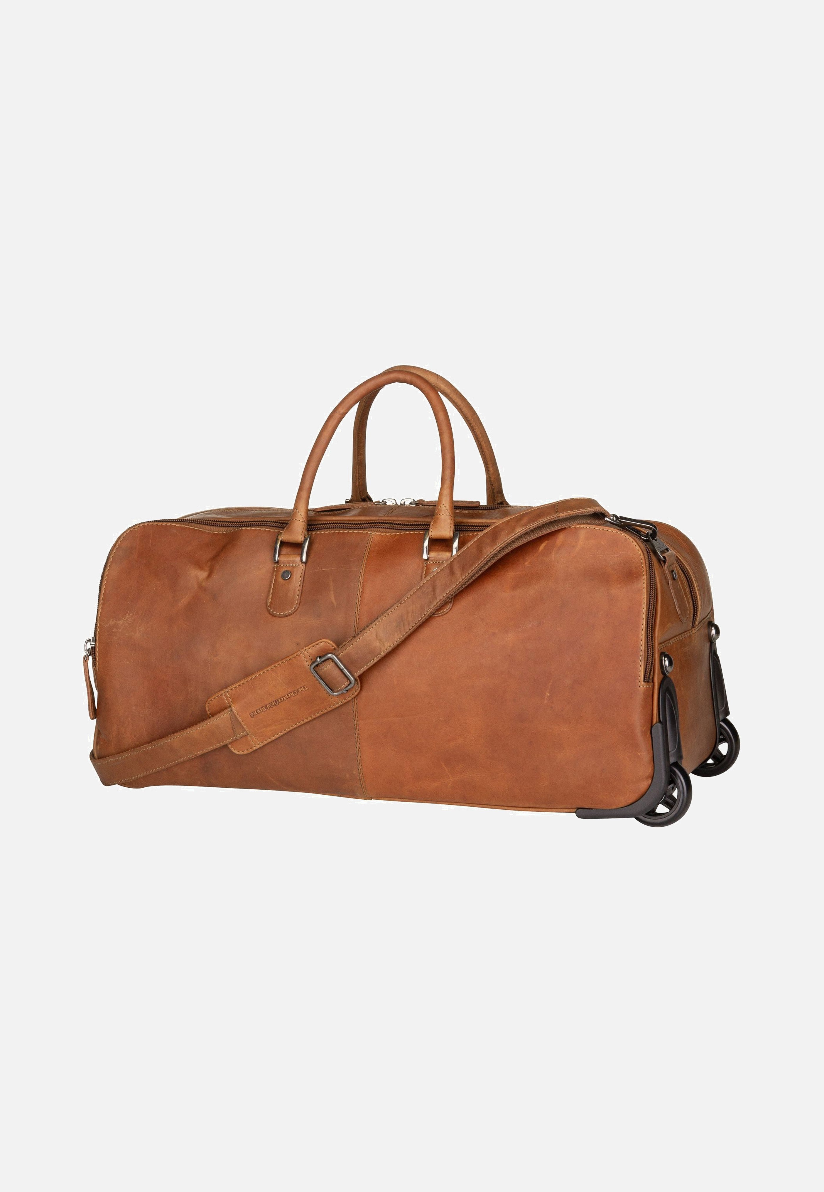 The Chesterfield Brand Jayven 0027 Cognac Reisetasche mit Rollen