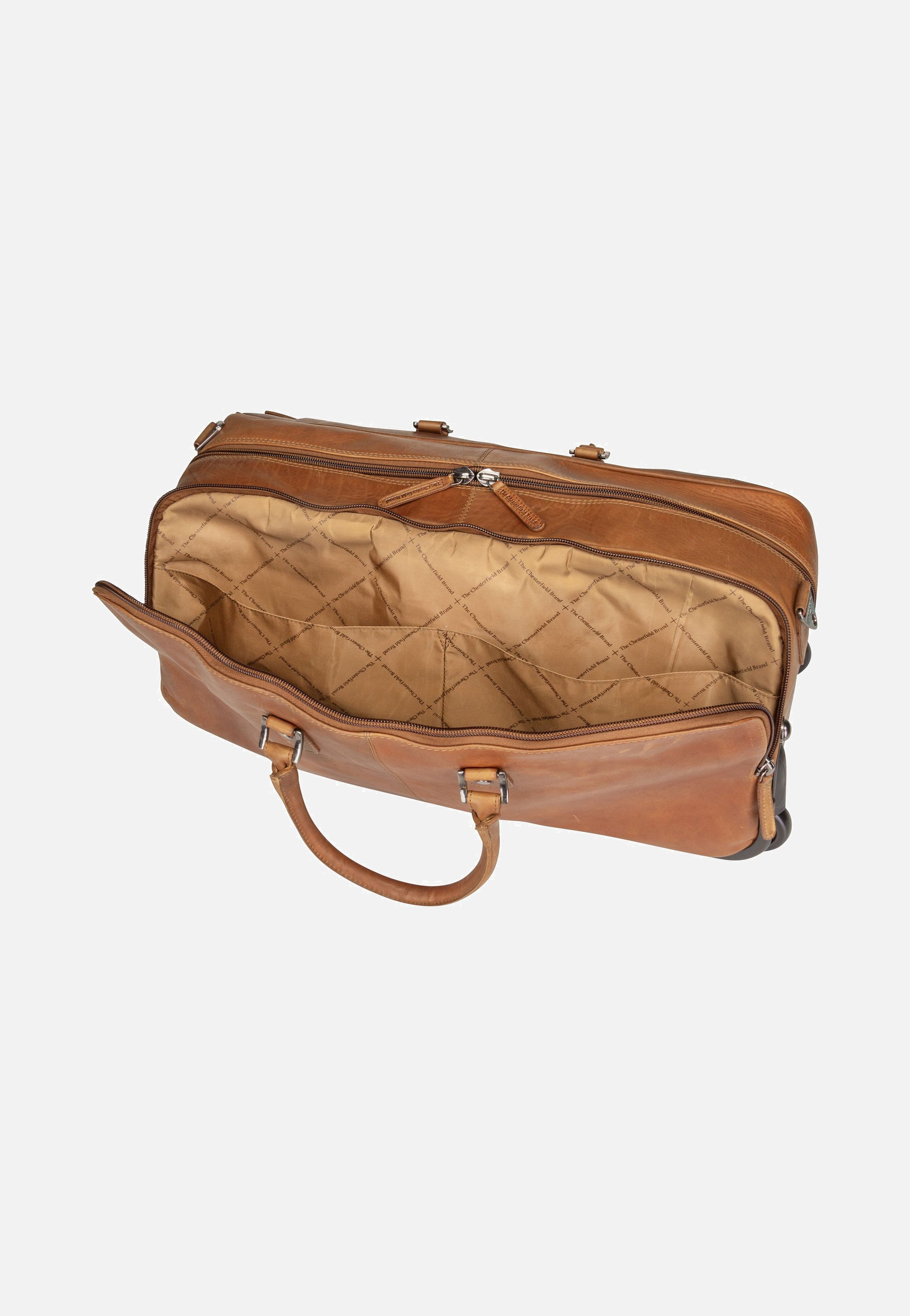 The Chesterfield Brand Jayven 0027 Cognac Reisetasche mit Rollen