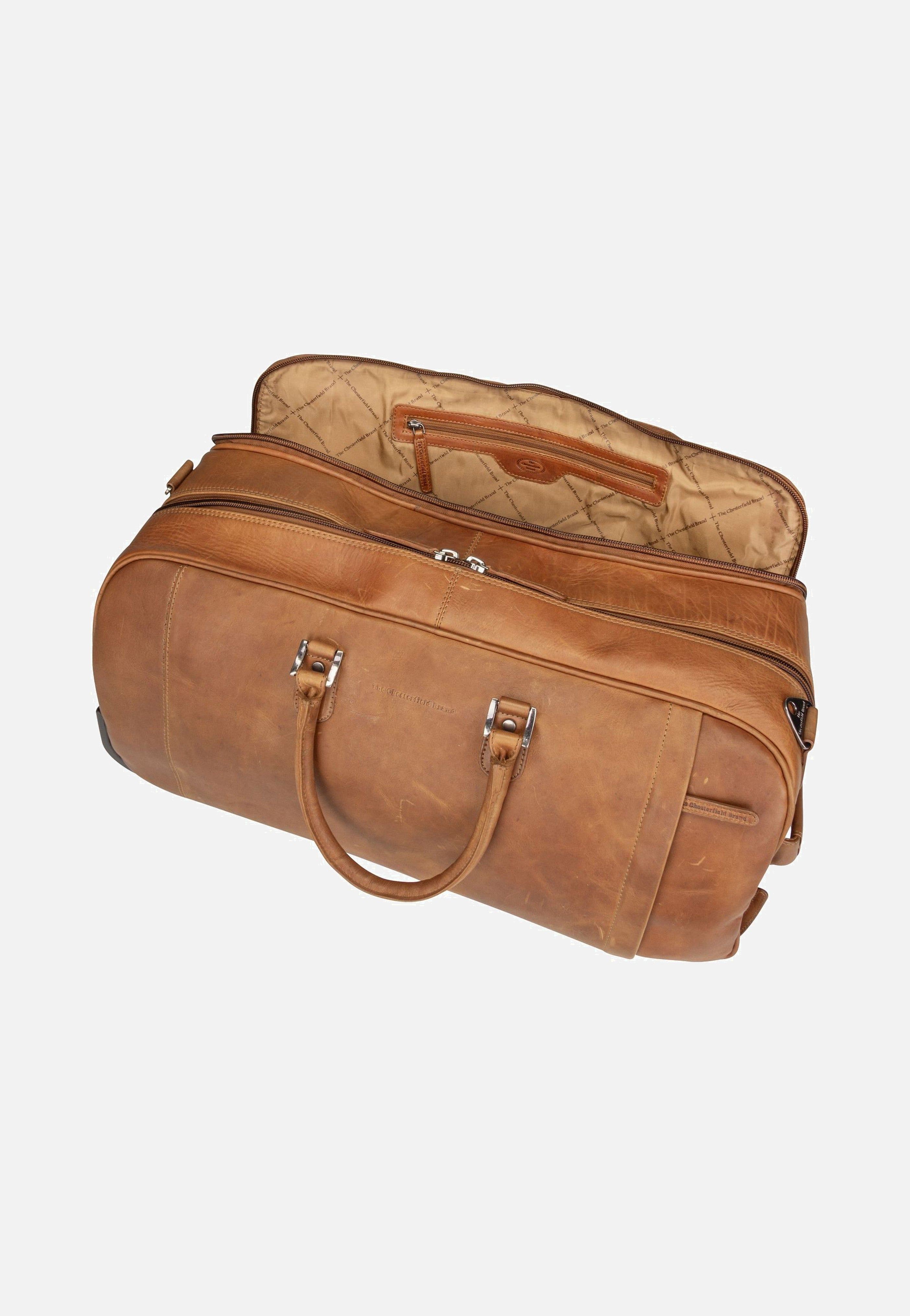 The Chesterfield Brand Jayven 0027 Cognac Reisetasche mit Rollen