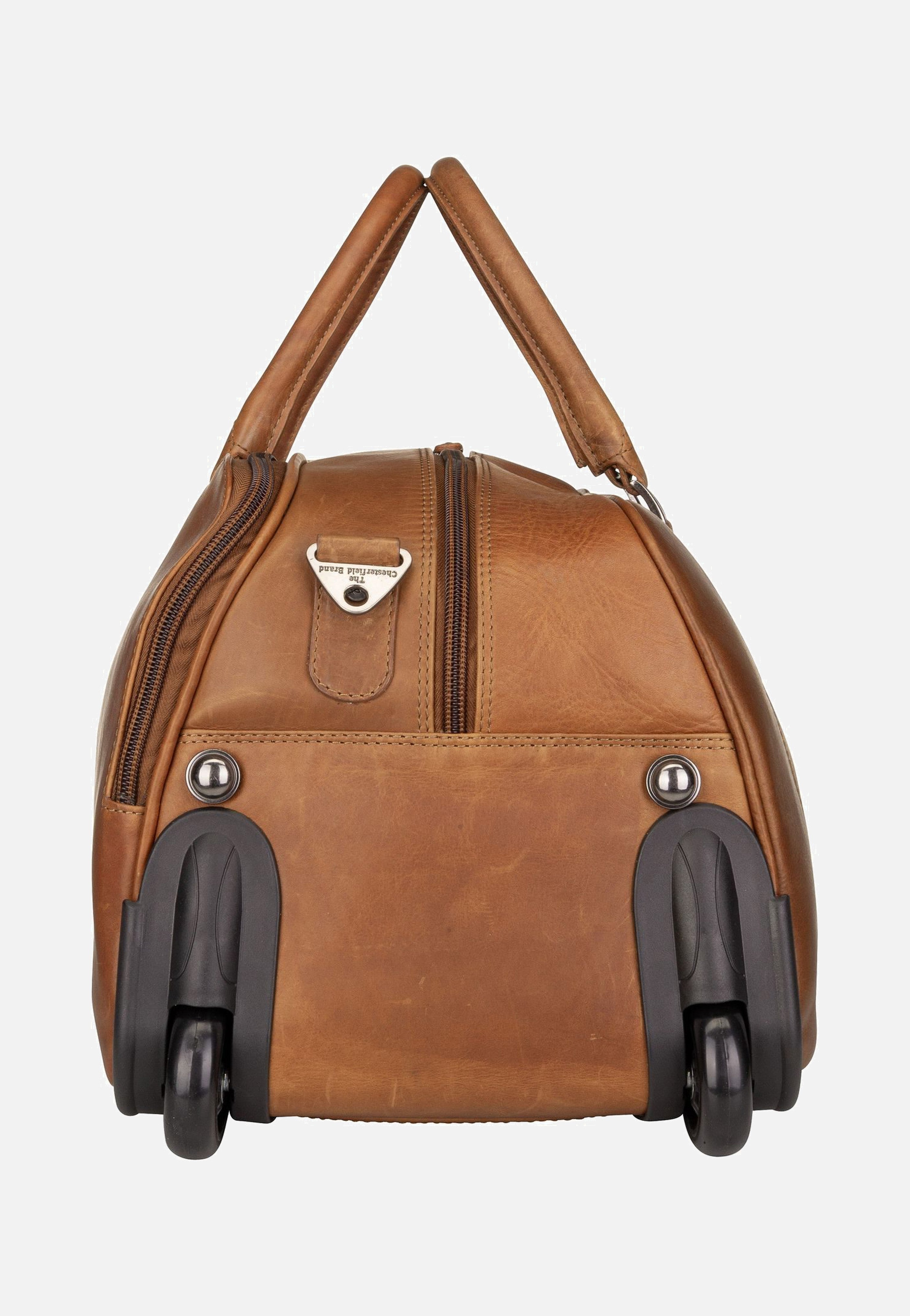 The Chesterfield Brand Jayven 0027 Cognac Reisetasche mit Rollen
