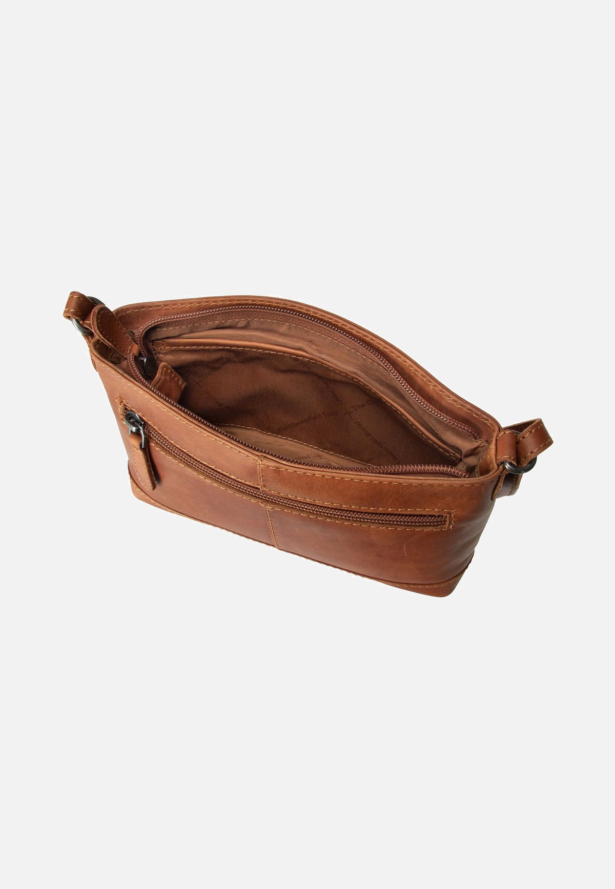 The Chesterfield Brand Klein Salerno 1210 Cognac Umhängetasche
