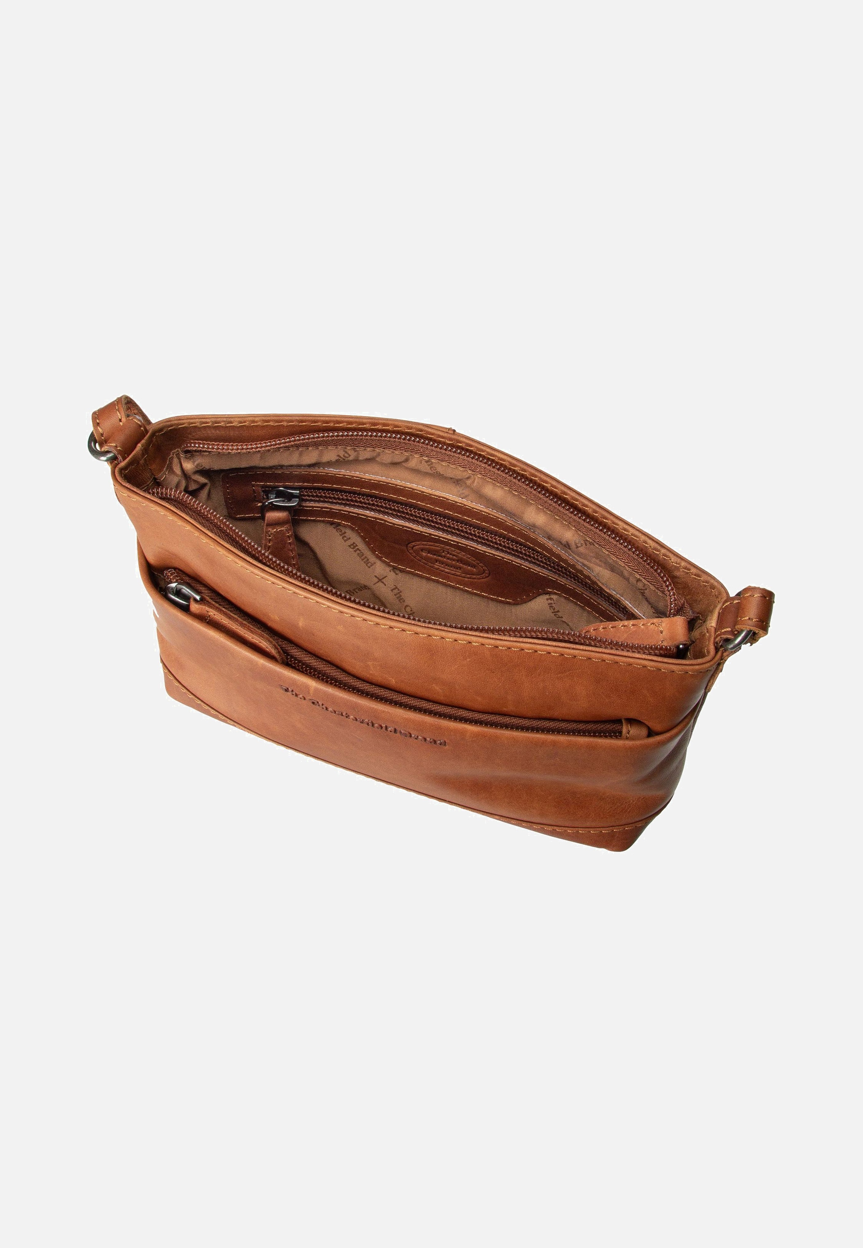 The Chesterfield Brand Klein Salerno 1210 Cognac Umhängetasche