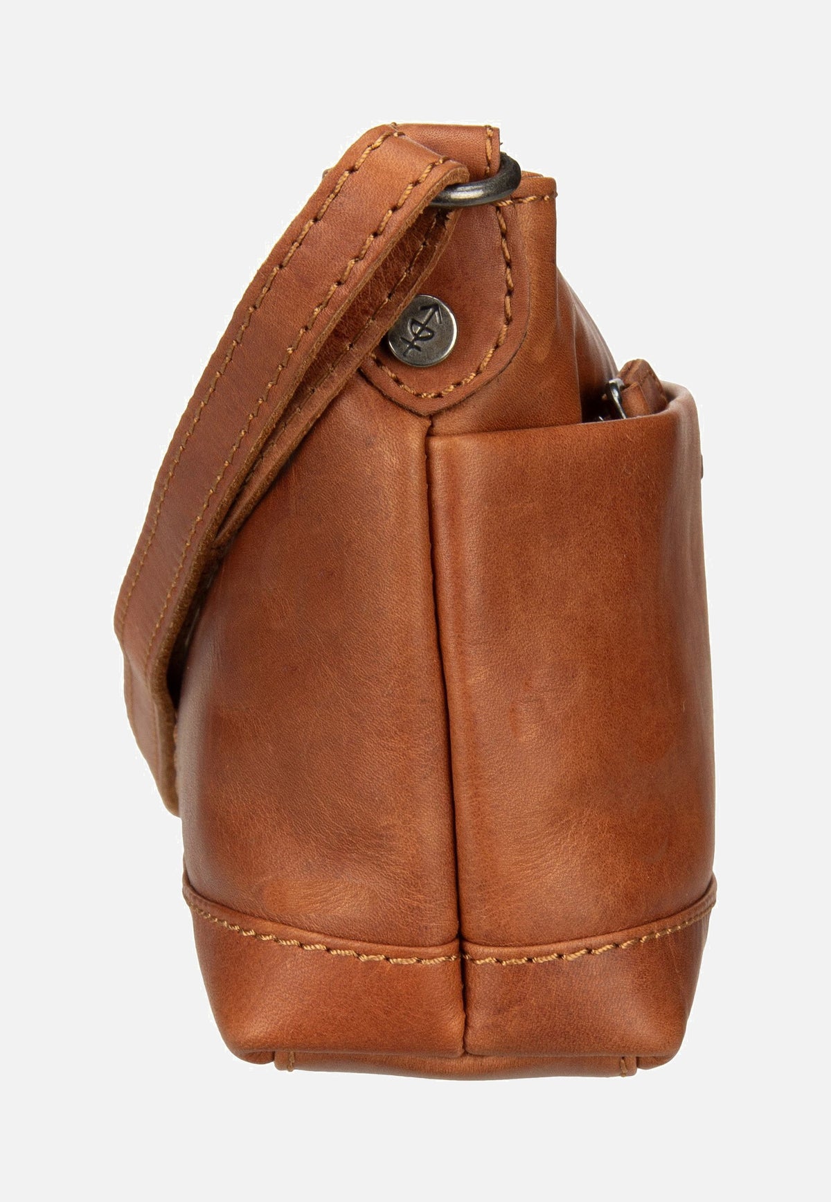 The Chesterfield Brand Klein Salerno 1210 Cognac Umhängetasche