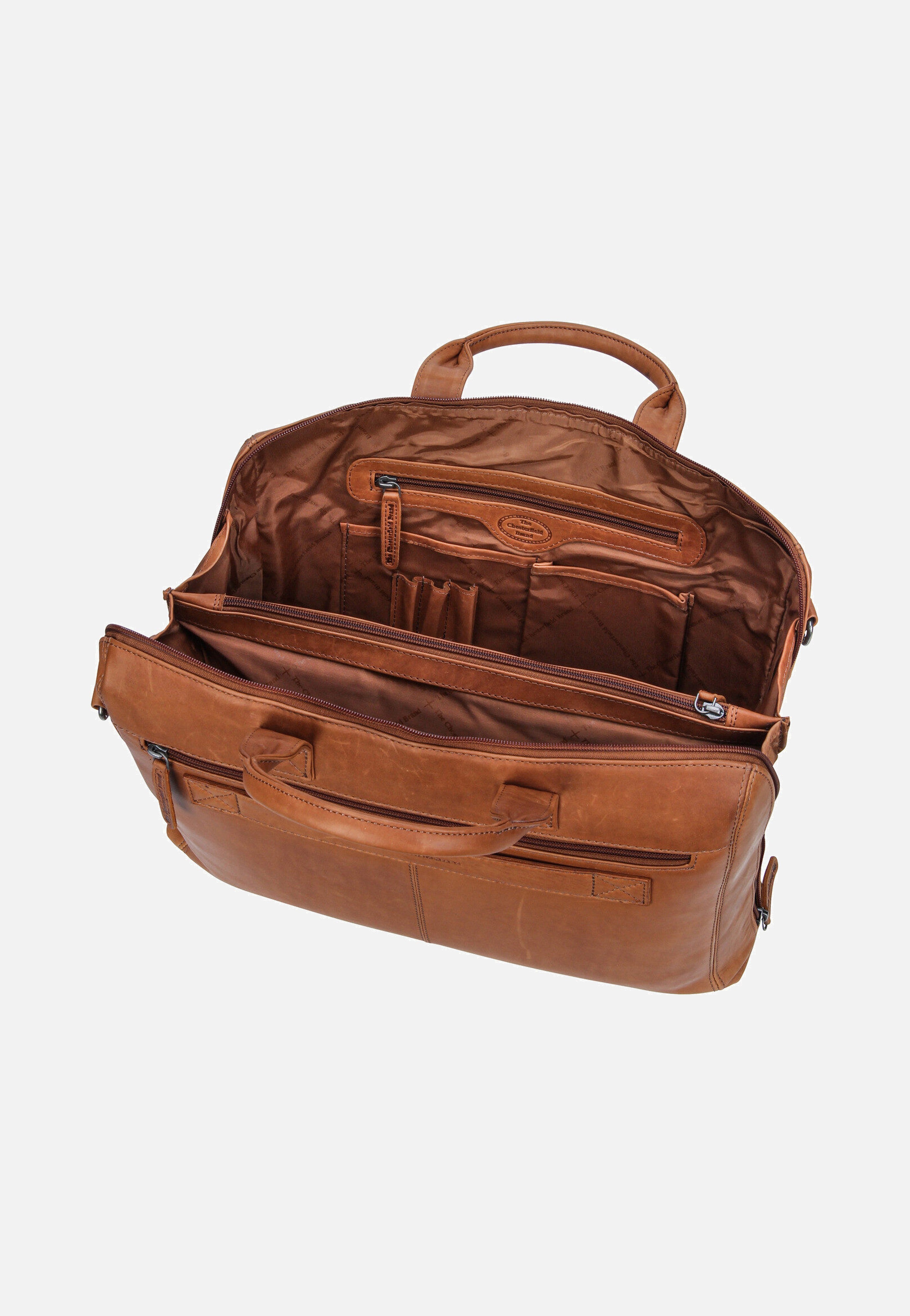 The Chesterfield Brand Levanto 1091 Cognac Aktentasche