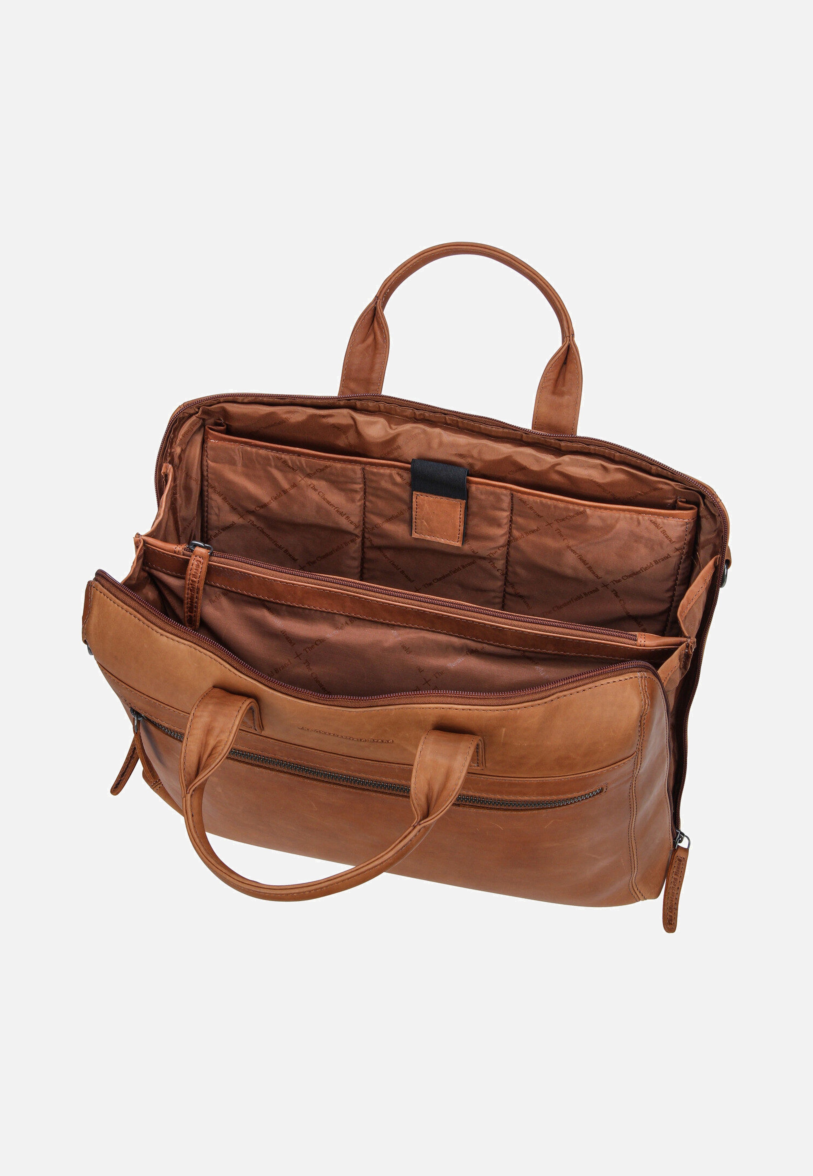 The Chesterfield Brand Levanto 1091 Cognac Aktentasche