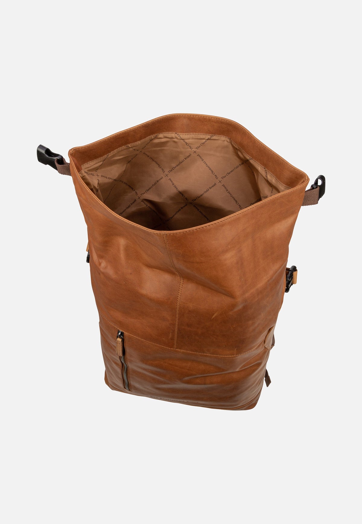 The Chesterfield Brand Liverpool 0309 Cognac Rolltop Rucksack