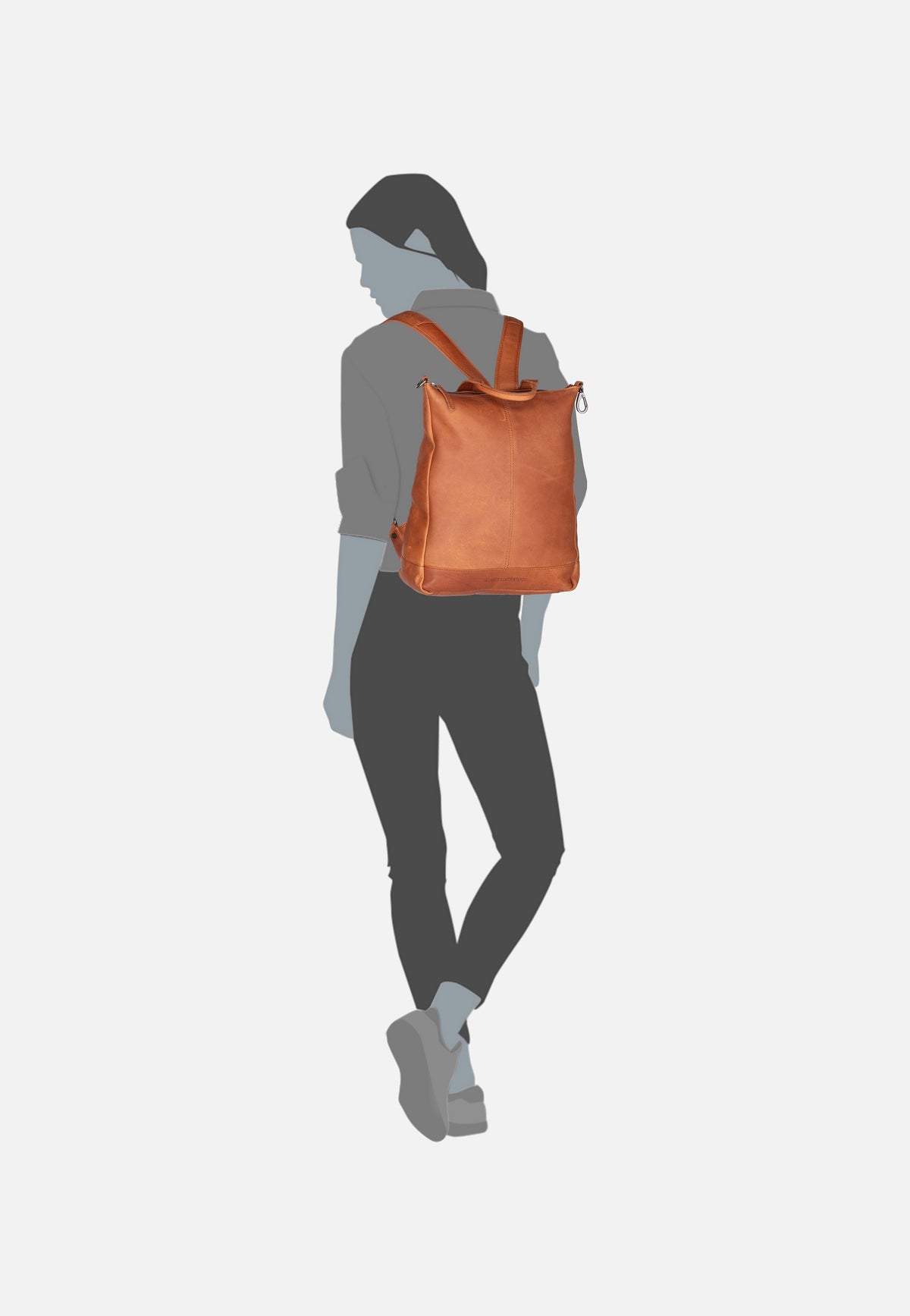 The Chesterfield Brand Manchester 0141 Cognac Rucksack