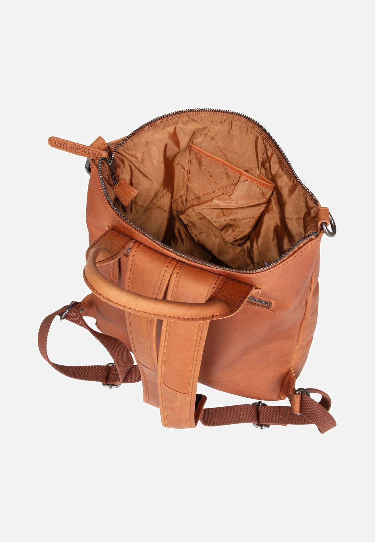 The Chesterfield Brand Manchester 0141 Cognac Rucksack