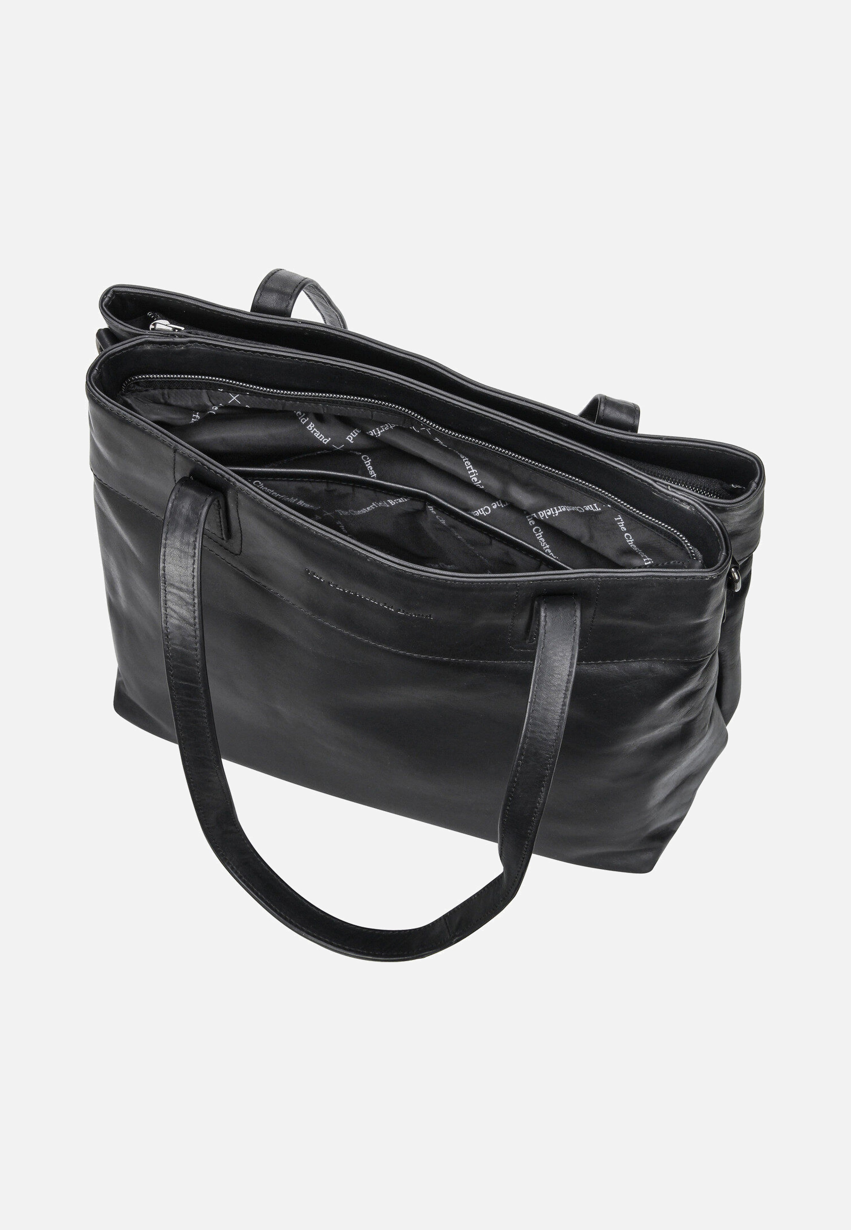 The Chesterfield Brand Nola 0211 Black Schultertasche
