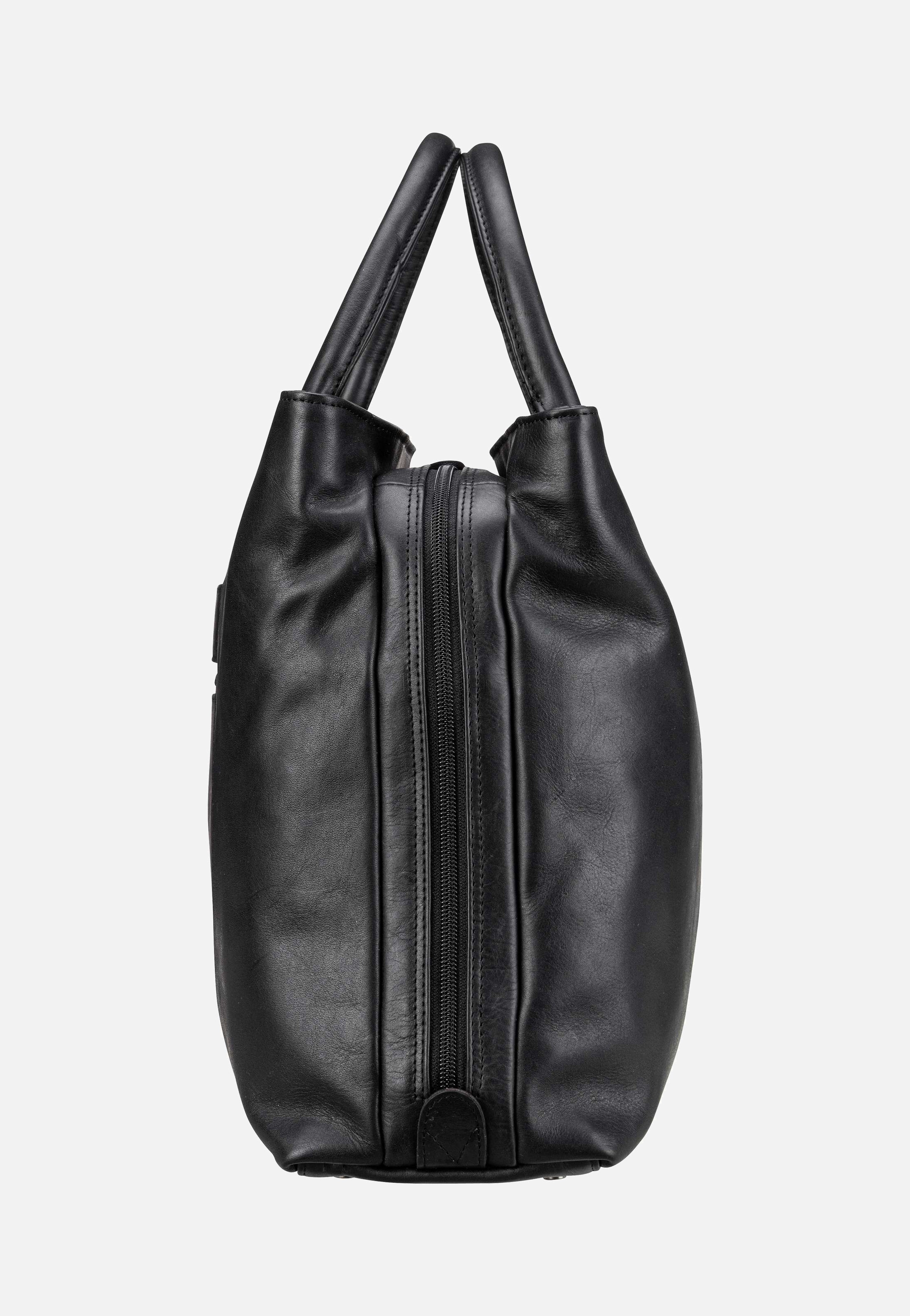 The Chesterfield Brand Passau 1298 Black Satchel