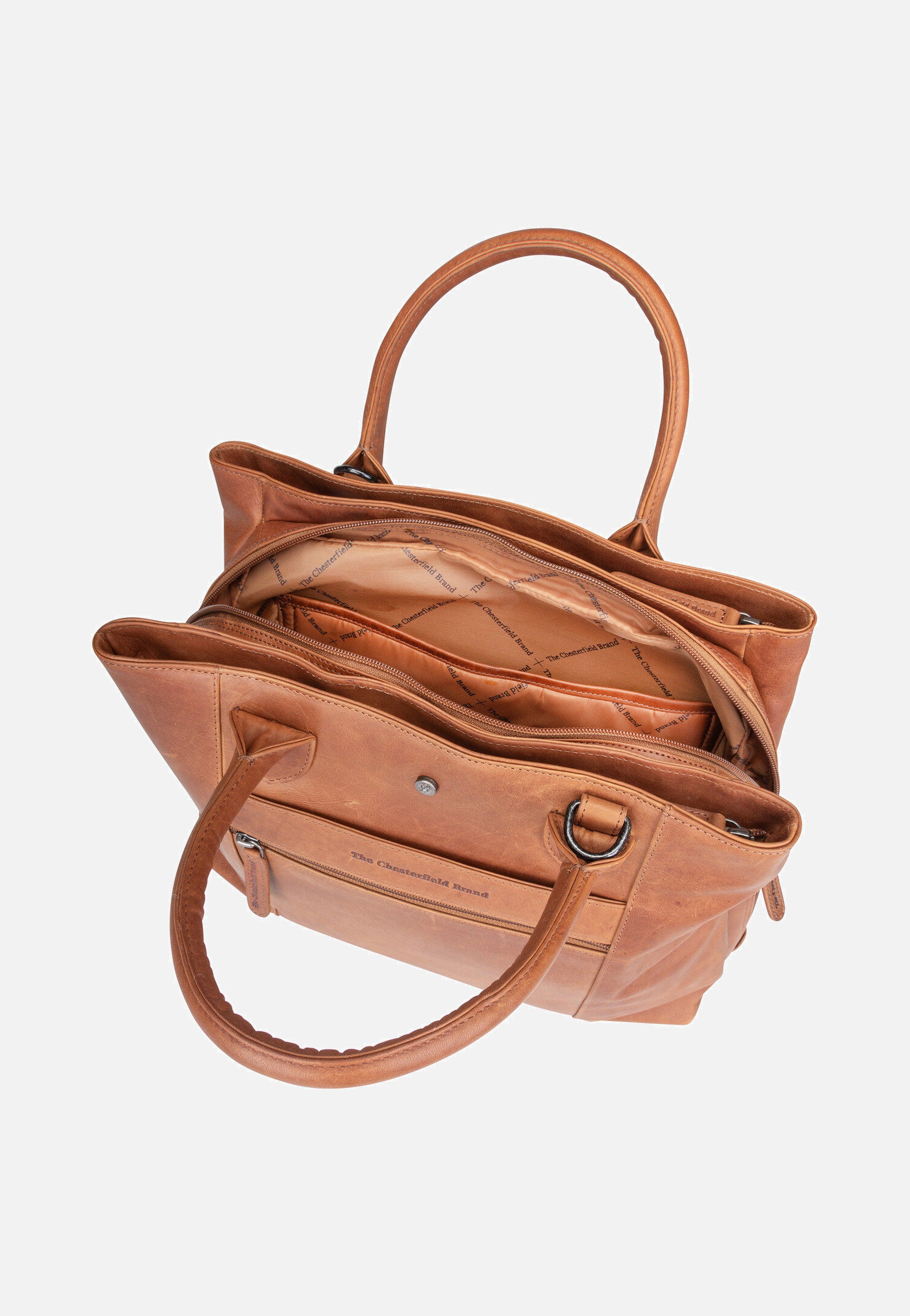 The Chesterfield Brand Passau 1298 Cognac Satchel