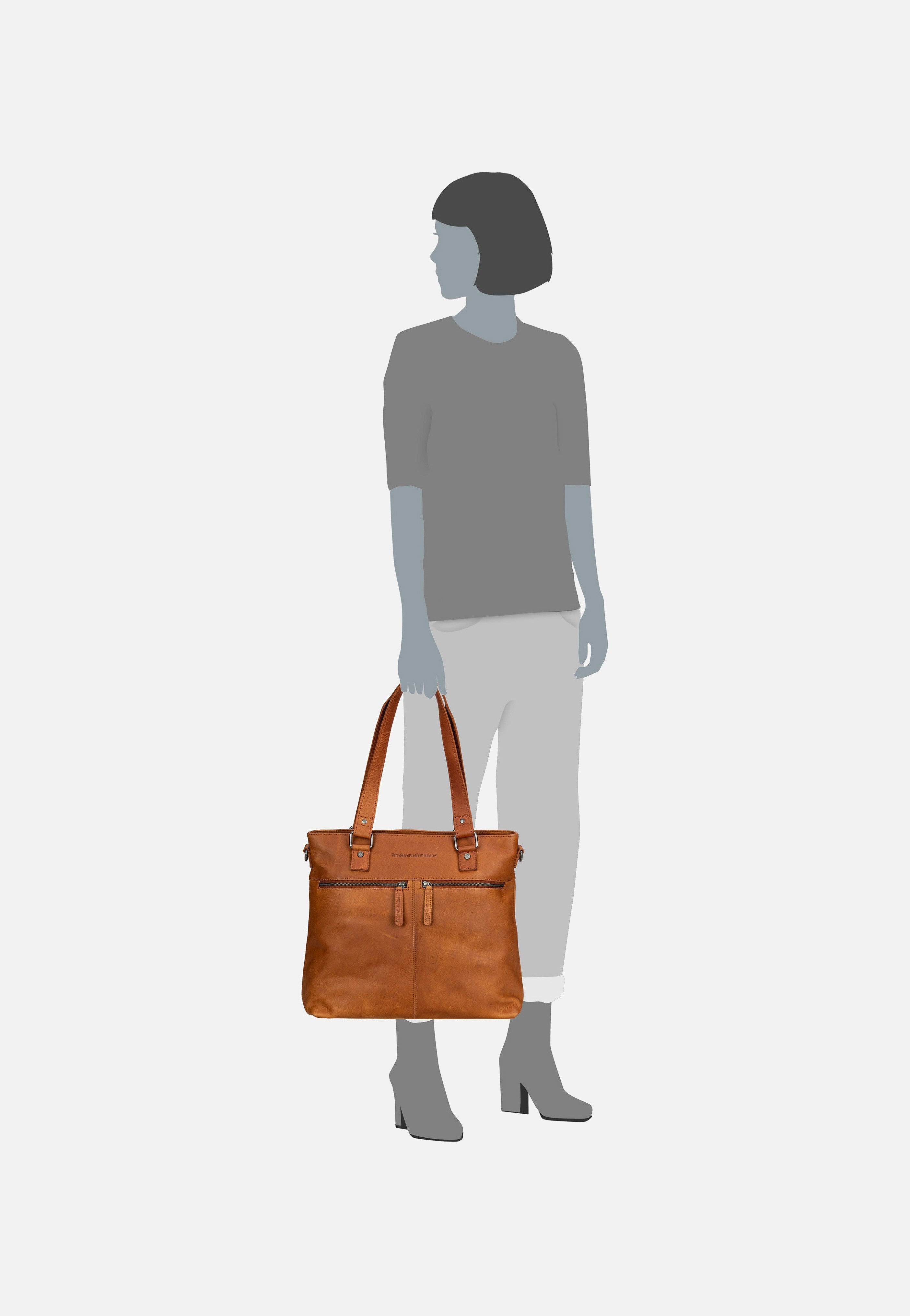 The Chesterfield Brand Rome 0189 Cognac Shopper