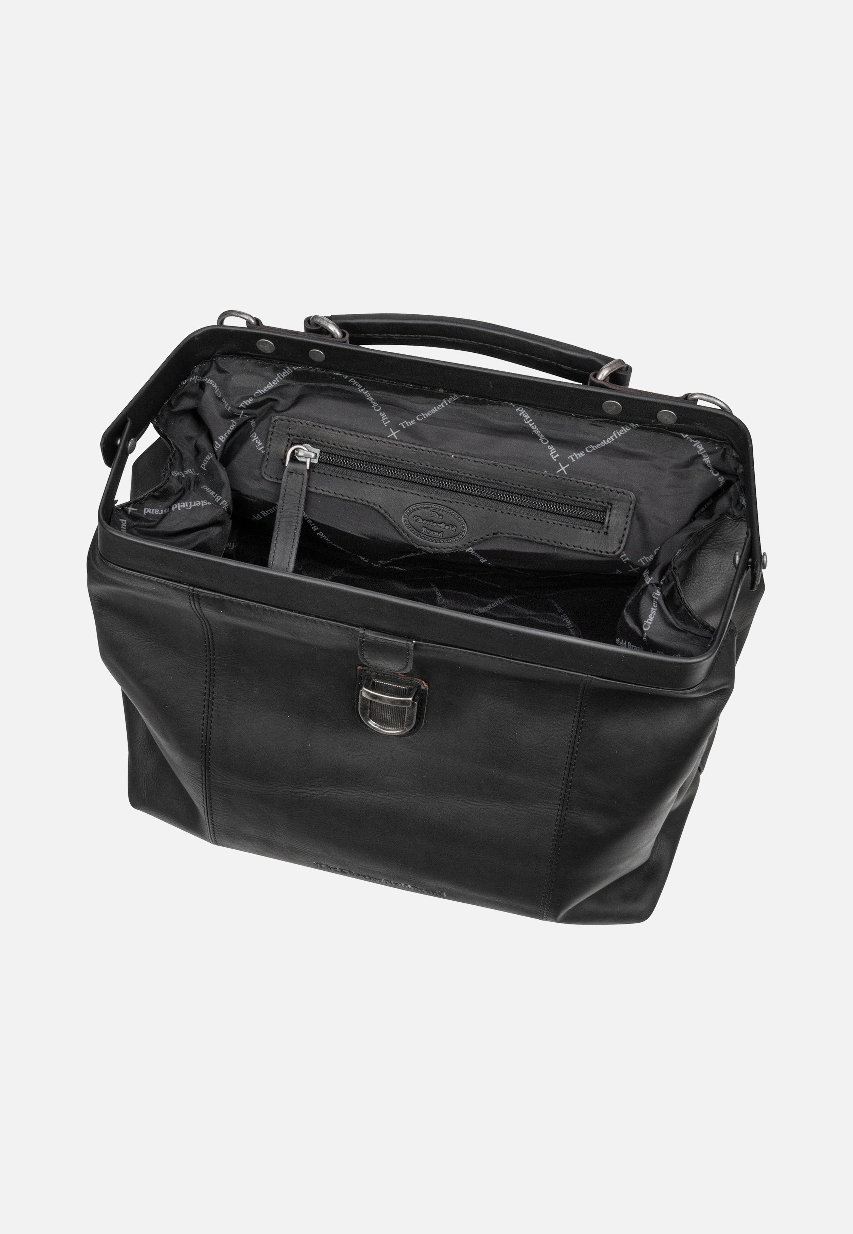 The Chesterfield Brand Shaun 1118 Black Bowling Bag