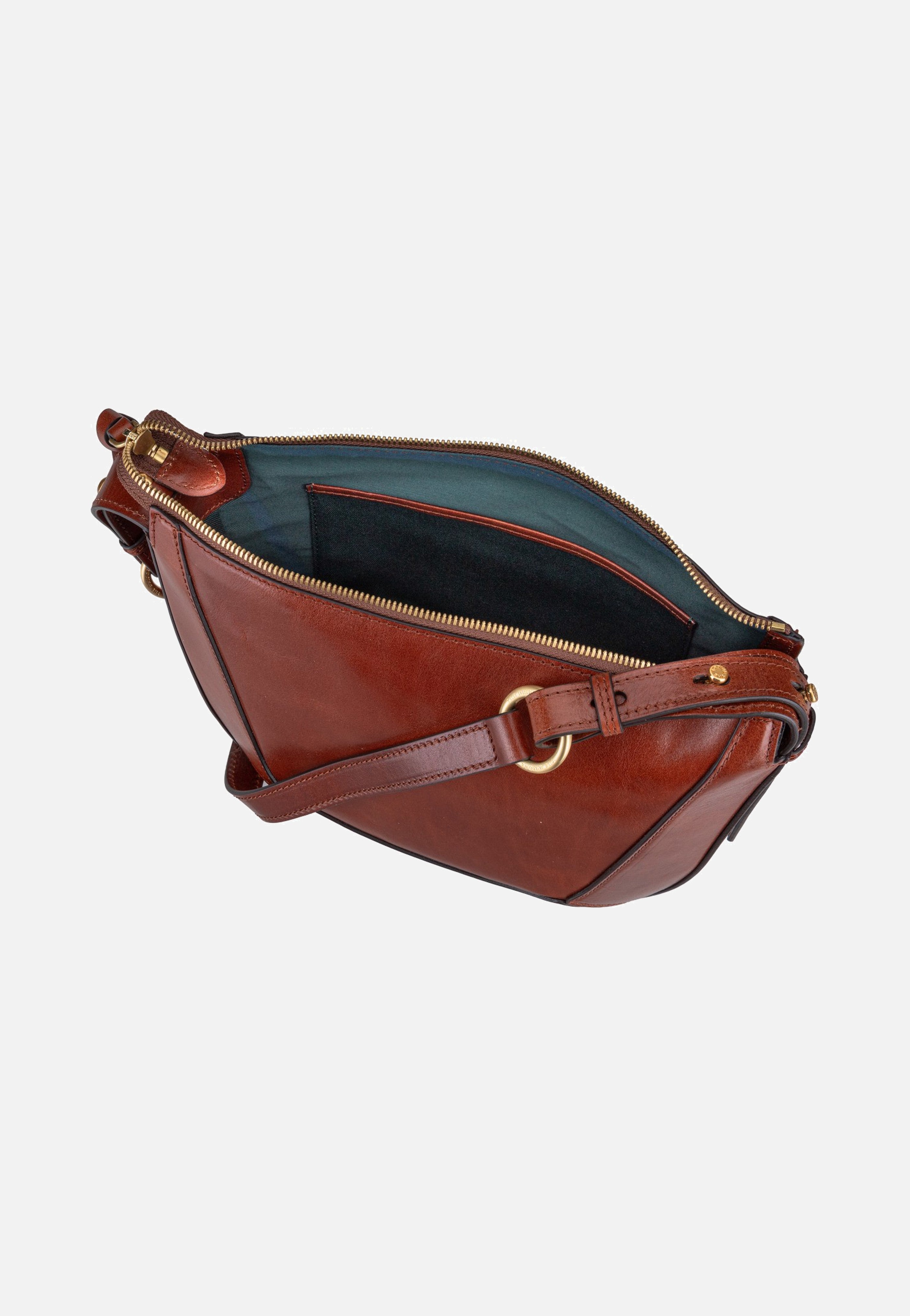 The Bridge Fedora Crossbody Marrone/Oro Crossbody Bag