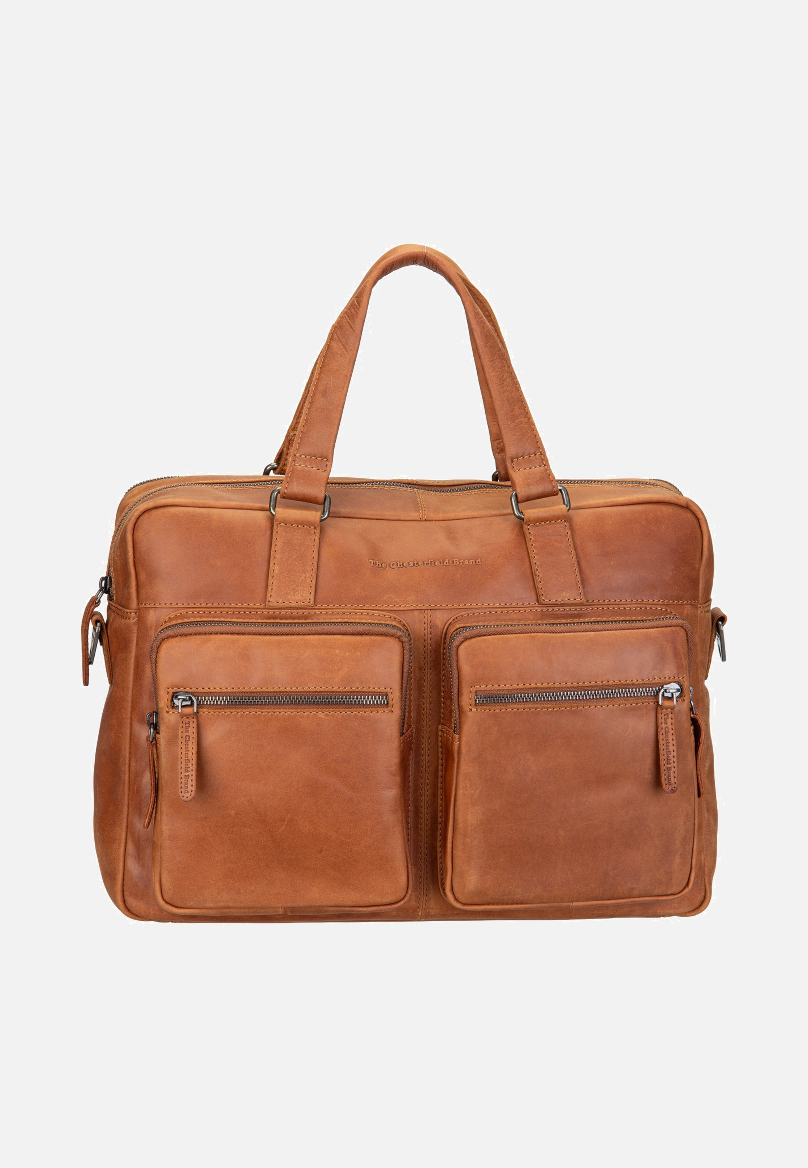 The Chesterfield Brand Misha 1034 Cognac Briefcase