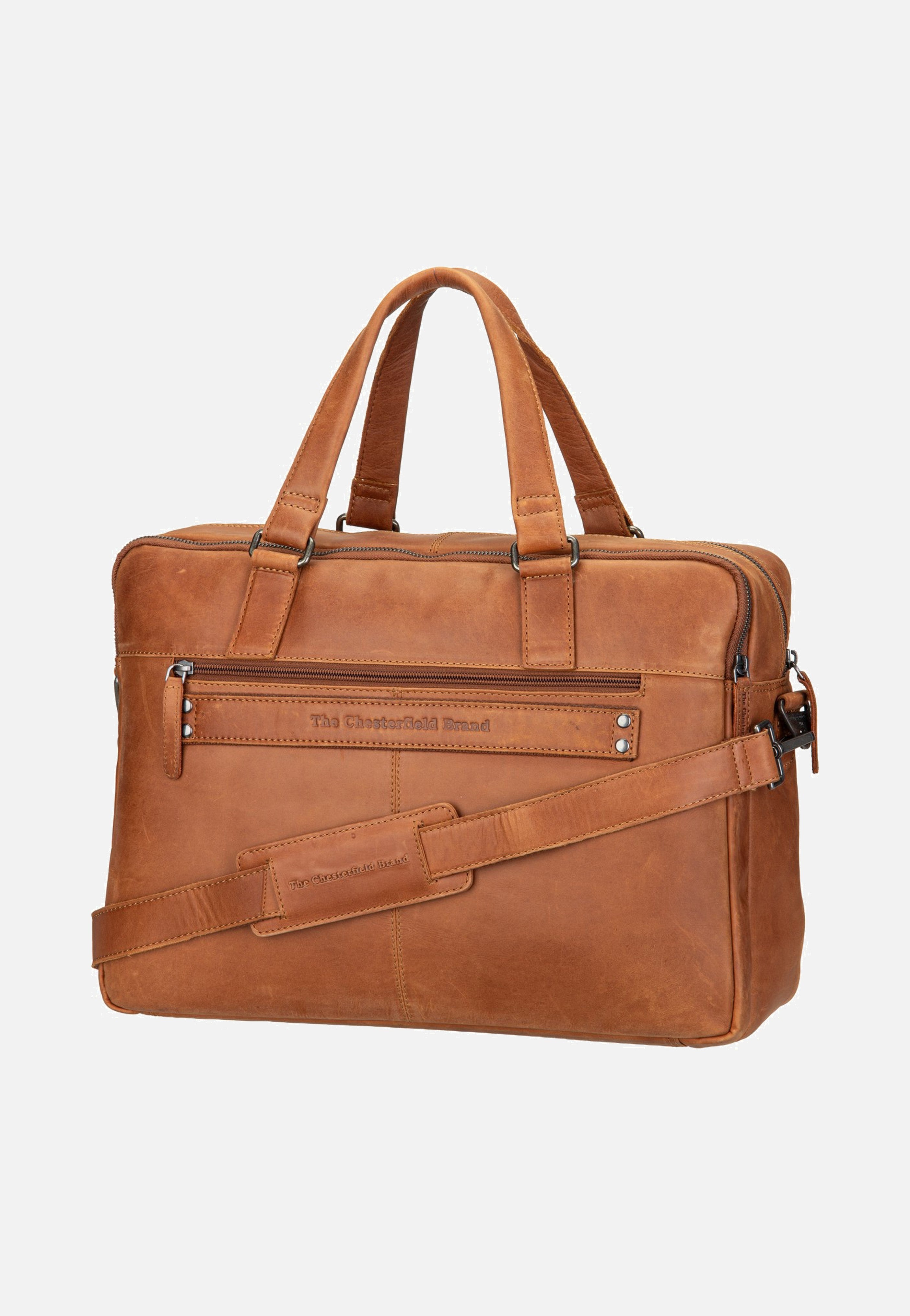 The Chesterfield Brand Misha 1034 Cognac Briefcase