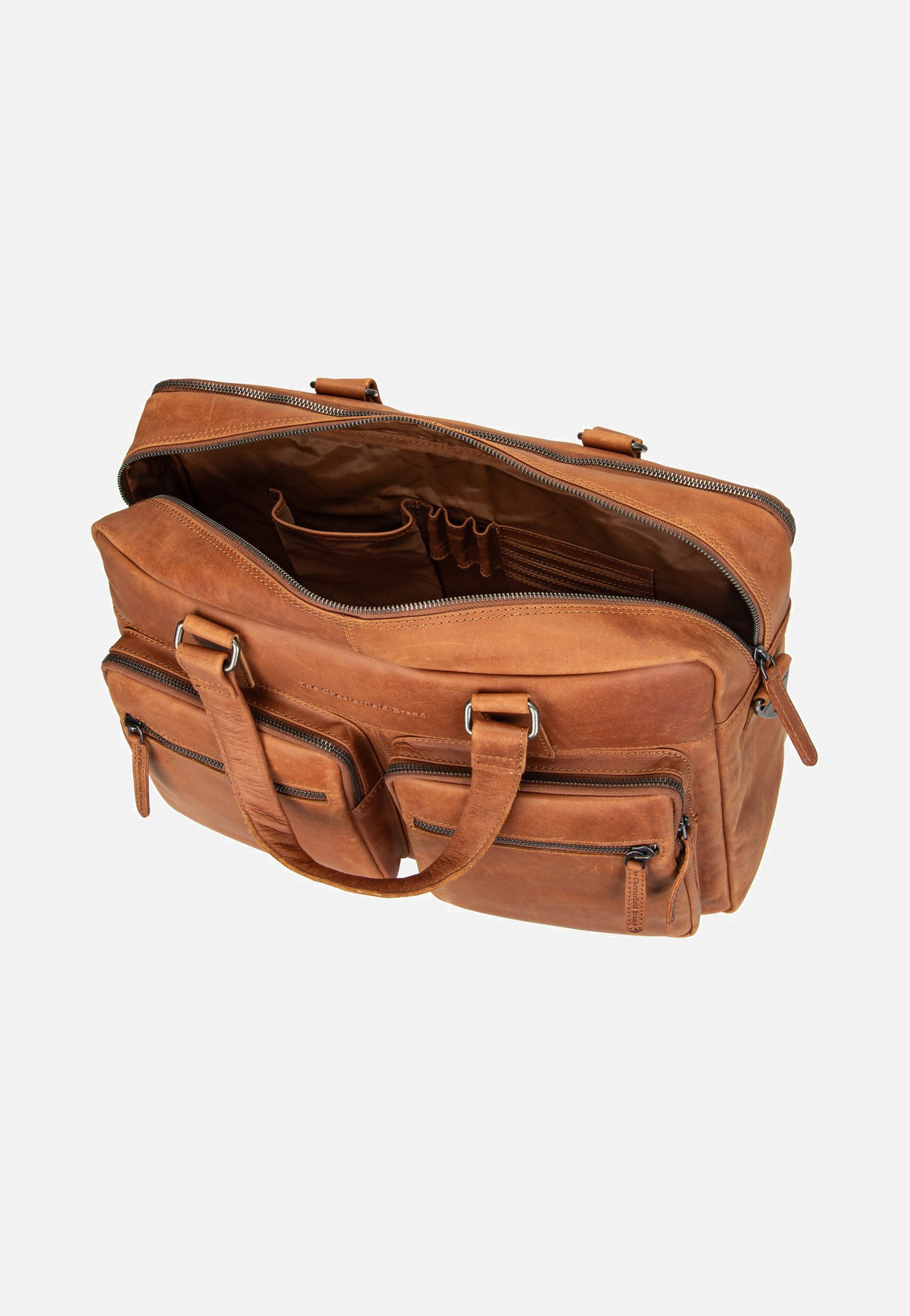 The Chesterfield Brand Misha 1034 Cognac Briefcase