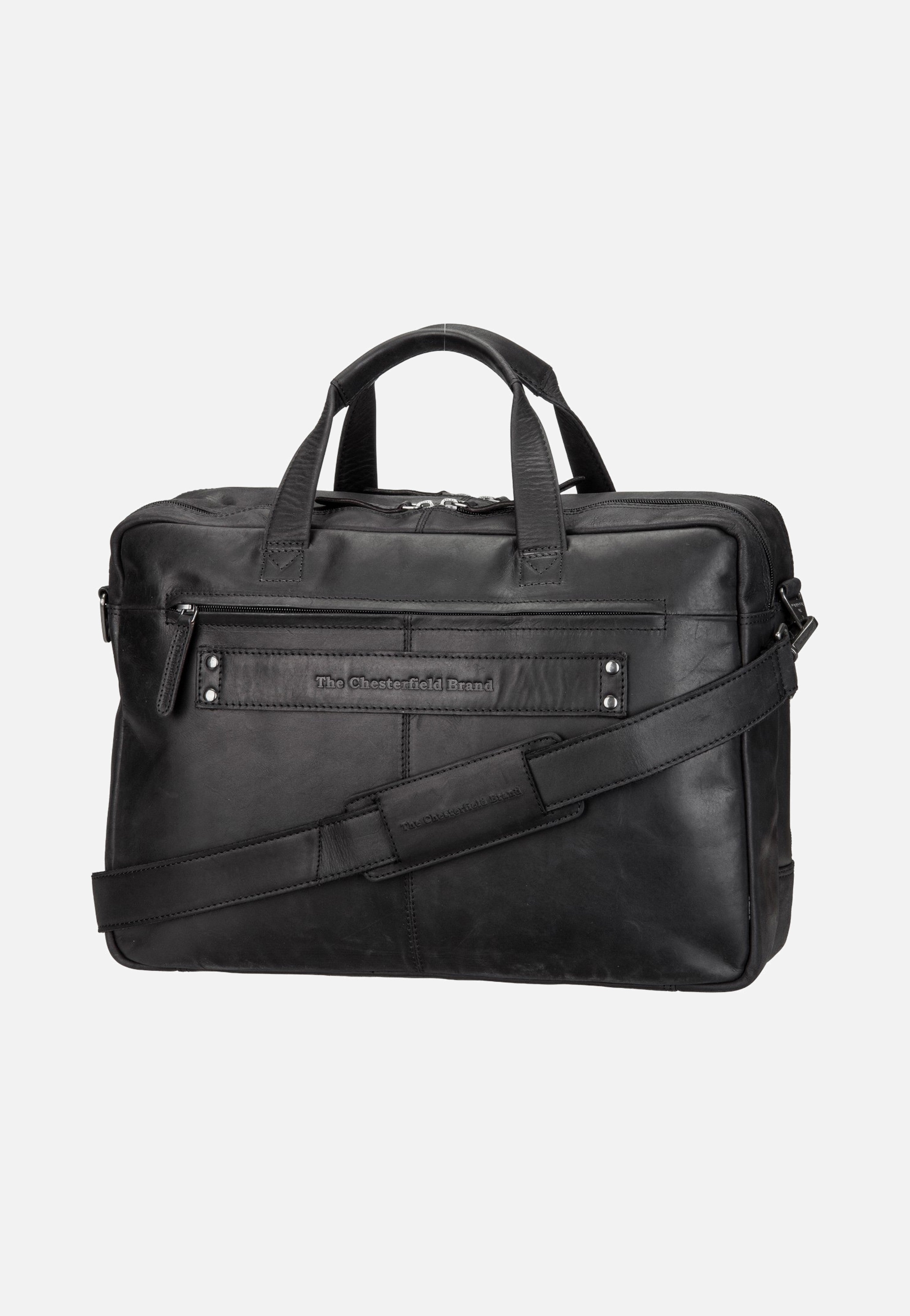 The Chesterfield Brand Ryan 1015 Black Briefcase